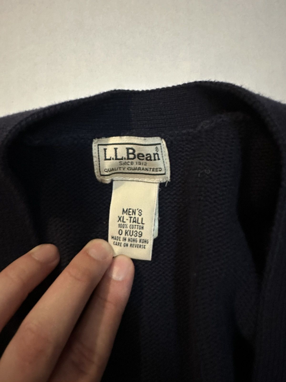 L.L. Bean × Vintage Vintage Navy LL Bean Cardigan Size US XL / EU 56 / 4 - 3 Thumbnail