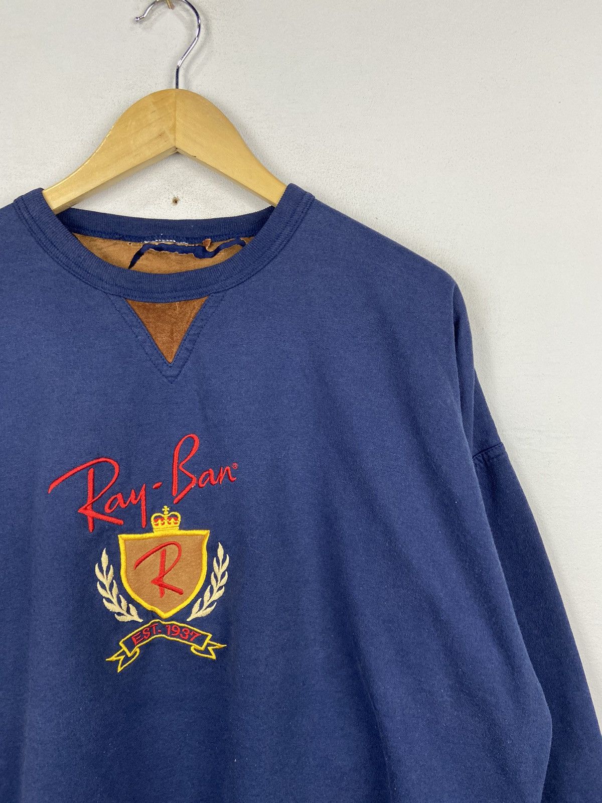 Other × RayBan × Vintage RARE!! Rayban 90s SWEATSHIRT Size US L / EU 52-54 / 3 - 4 Thumbnail
