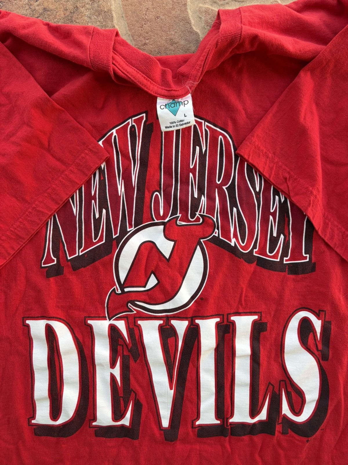 Hanes Vintage New Jersey Devils NHL tshirt Size US L / EU 52-54 / 3 - 2 Thumbnail