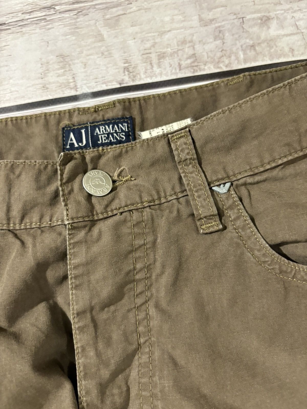 Emporio Armani × Hysteric Glamour × Japanese Brand VTG Rick Owen’s Travis Scott Style Baggy Jeans Size US 32 / EU 48 - 3 Thumbnail