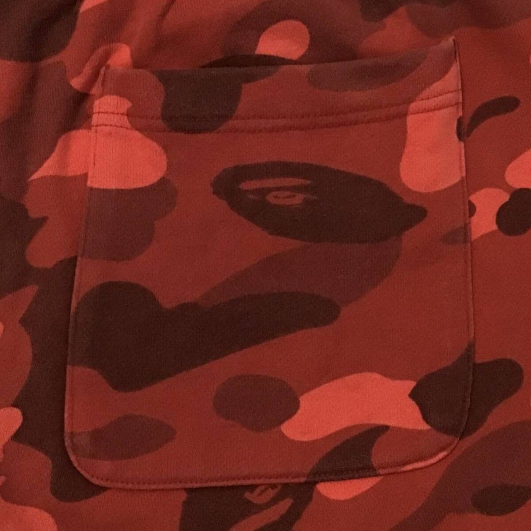 Bape BAPE Shark sweat shorts Red camo a bathing ape ★size XL Size US 36 / EU 52 - 5 Thumbnail