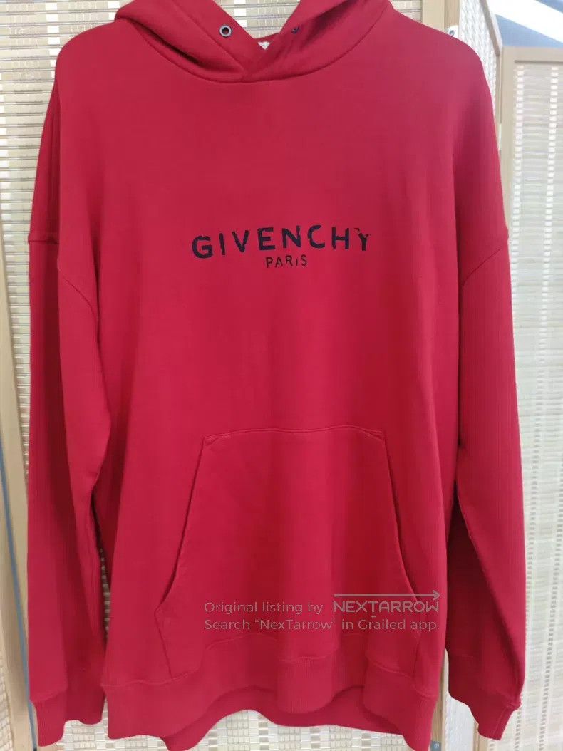 Givenchy Givenchy Red Hoodie Size US S / EU 44-46 / 1 - 1 Thumbnail