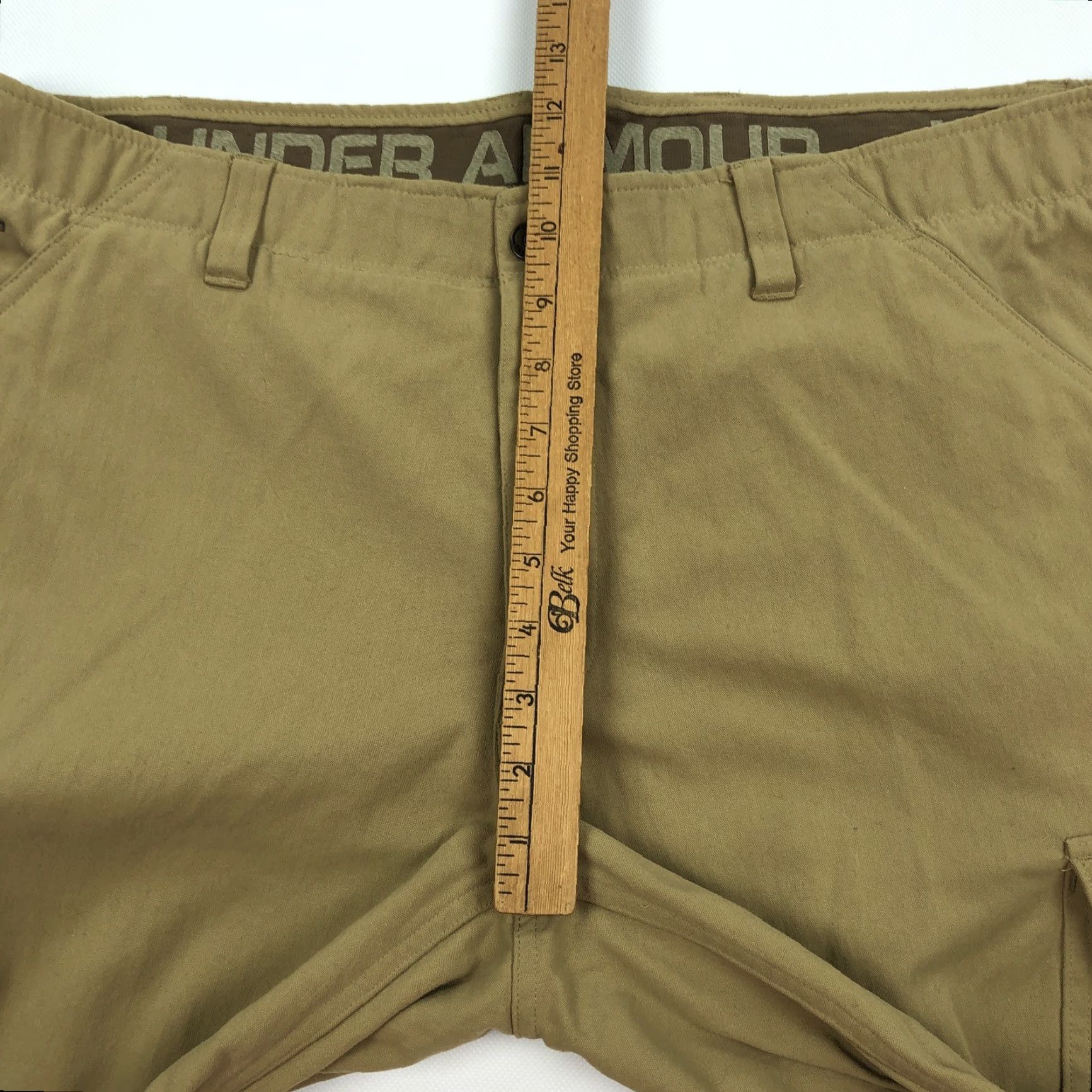 Under Armour Under Armour Men Cargo Pants 38x32 Khaki Tan Storm1 Outdoor Hiking Pockets Water Resistant Relaxed Button Zipper Size US 38 / EU 54 - 7 Thumbnail