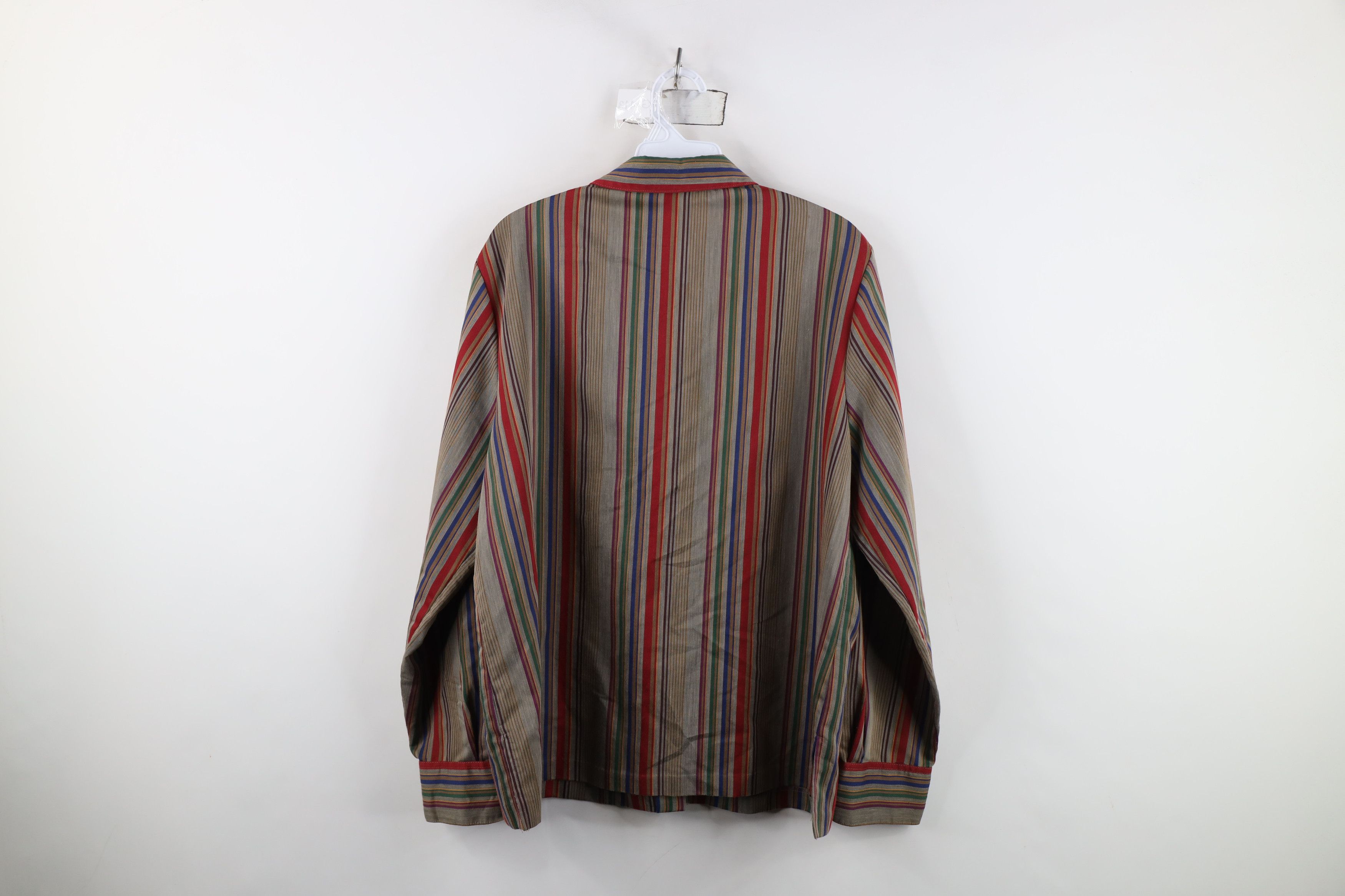 Vintage Vintage 70s Streetwear Striped Collared Button Shirt USA Size XS / US 0-2 / IT 36-38 - 12 Thumbnail