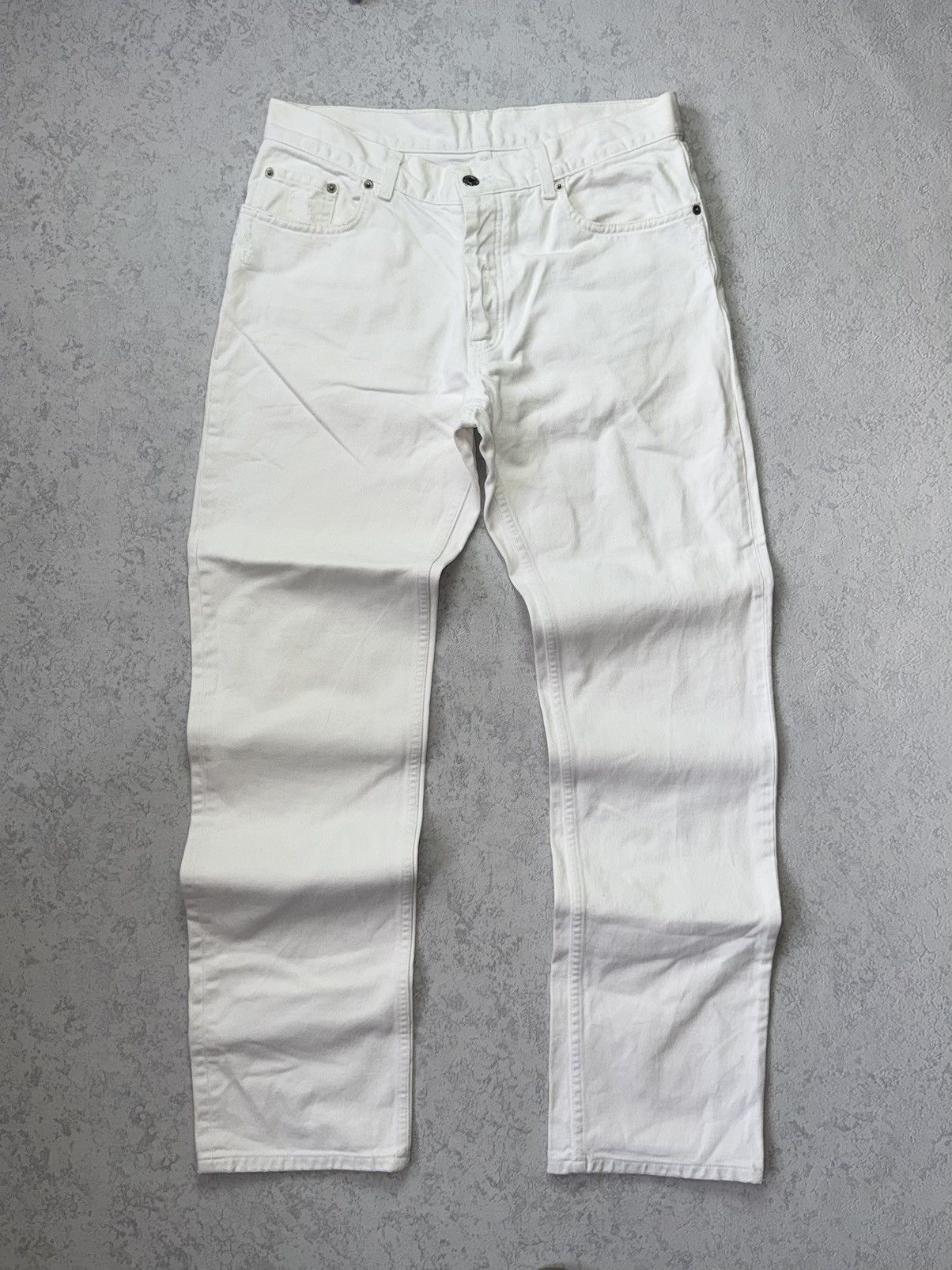 Helmut Lang OG vintage clean broken denim | Grailed