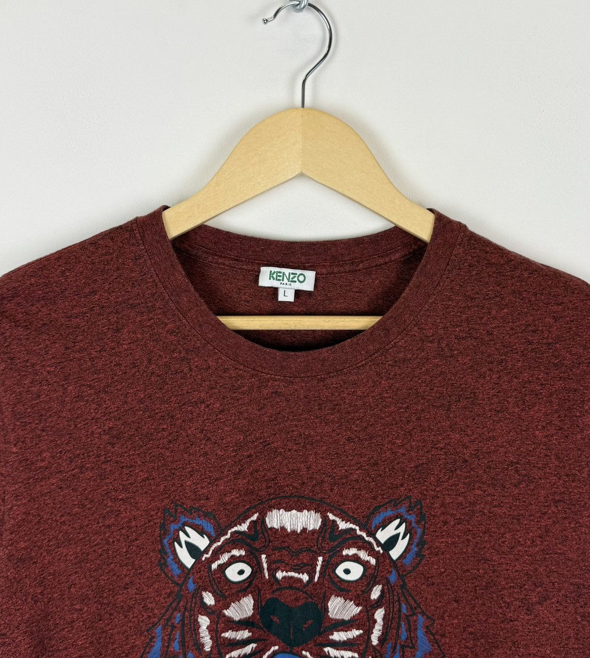 Kenzo Kenzo Paris Tiger Logo Print T-shirt Short Sleeve Crew Neck Size US L / EU 52-54 / 3 - 3 Thumbnail