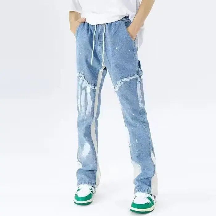 Japanese Brand Drawstring Art Denim Pant Size US 32 / EU 48 - 5 Thumbnail
