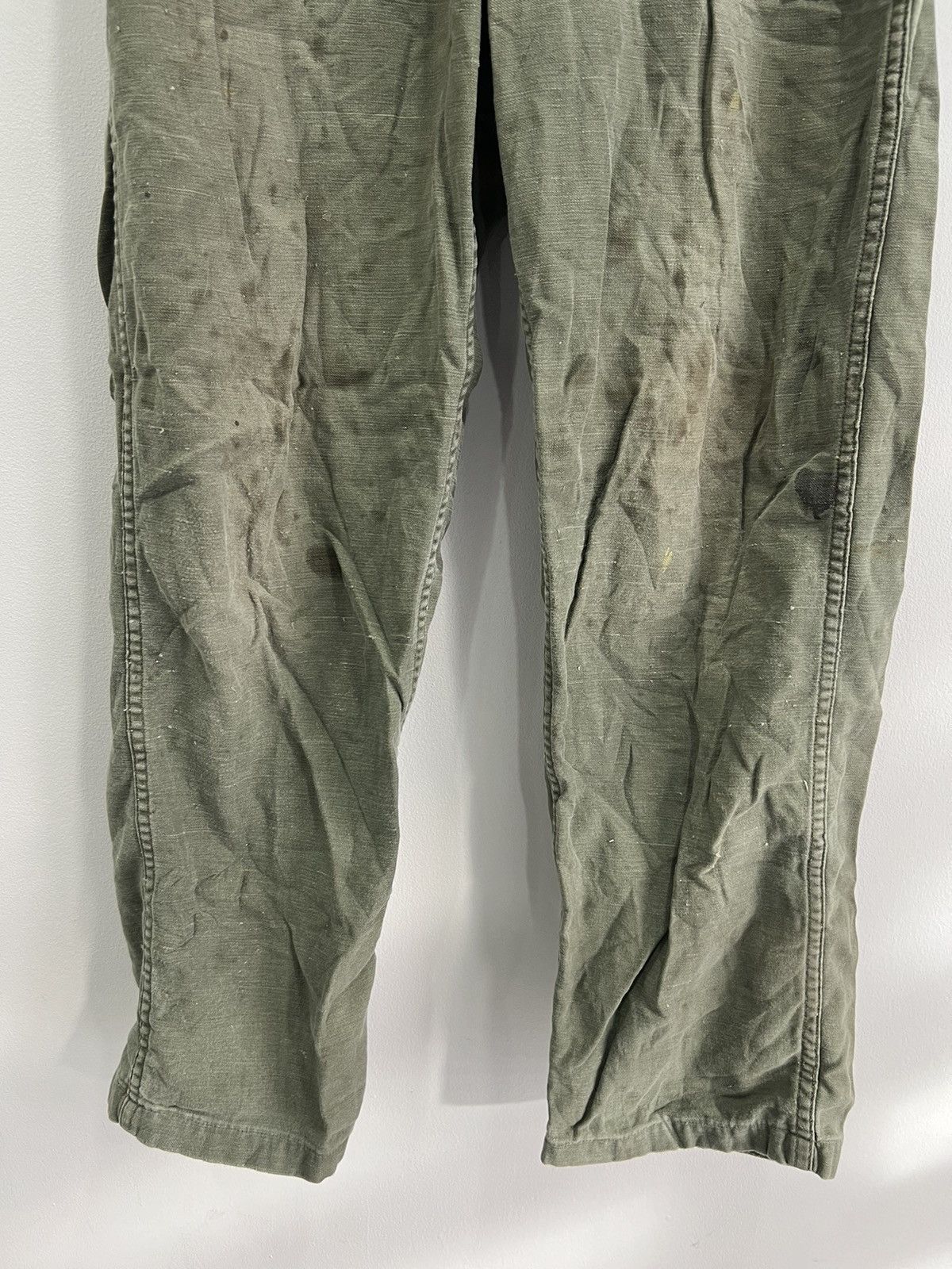Vintage Vintage 60s Army Sateen Trousers OG 107 pants Glen Berry Size US 30 / EU 46 - 6 Thumbnail