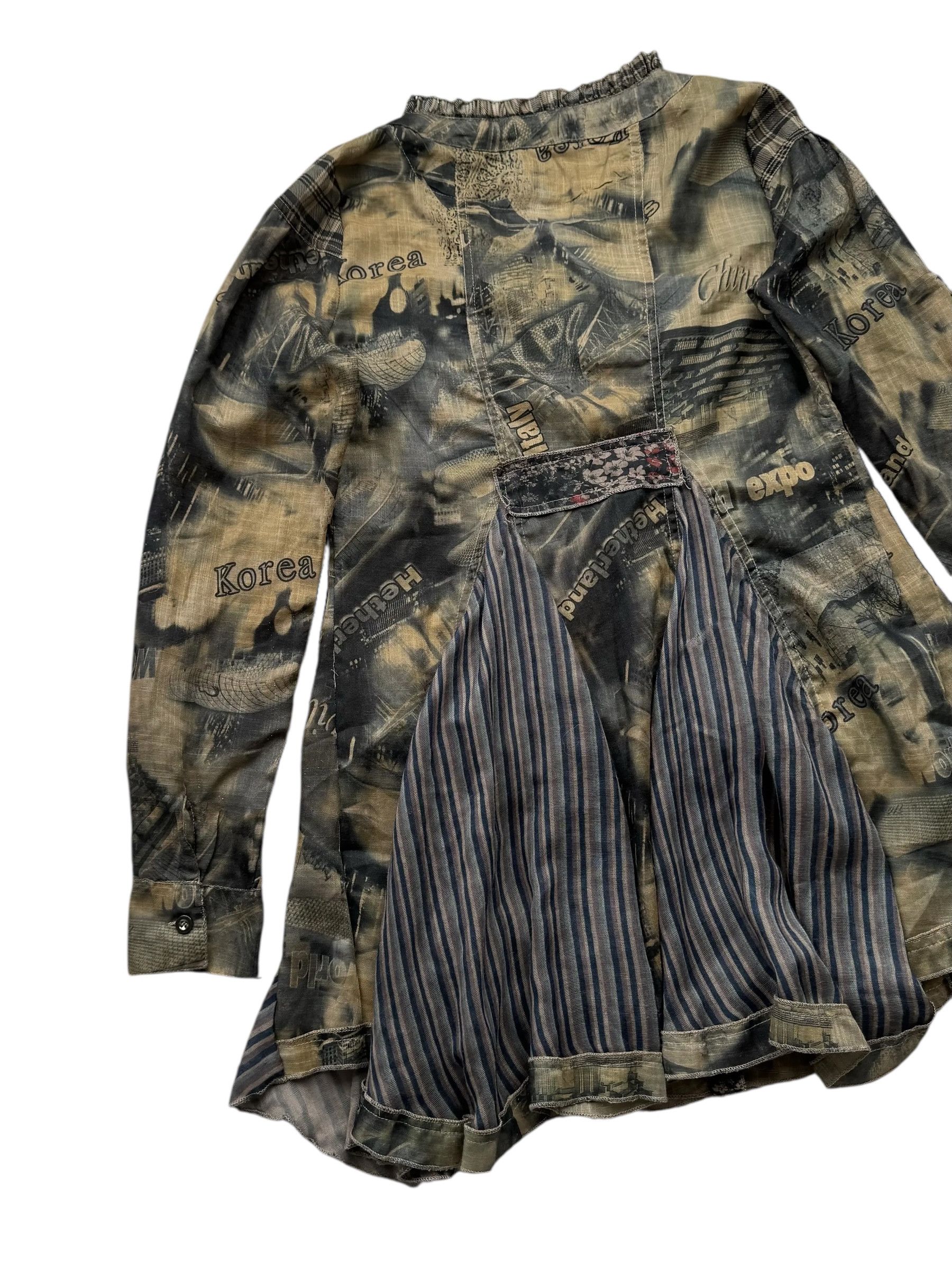 Japanese Brand Y2K Printed Dress With Long Sleeve(V193) Size L / US 10 / IT 46 - 5 Thumbnail
