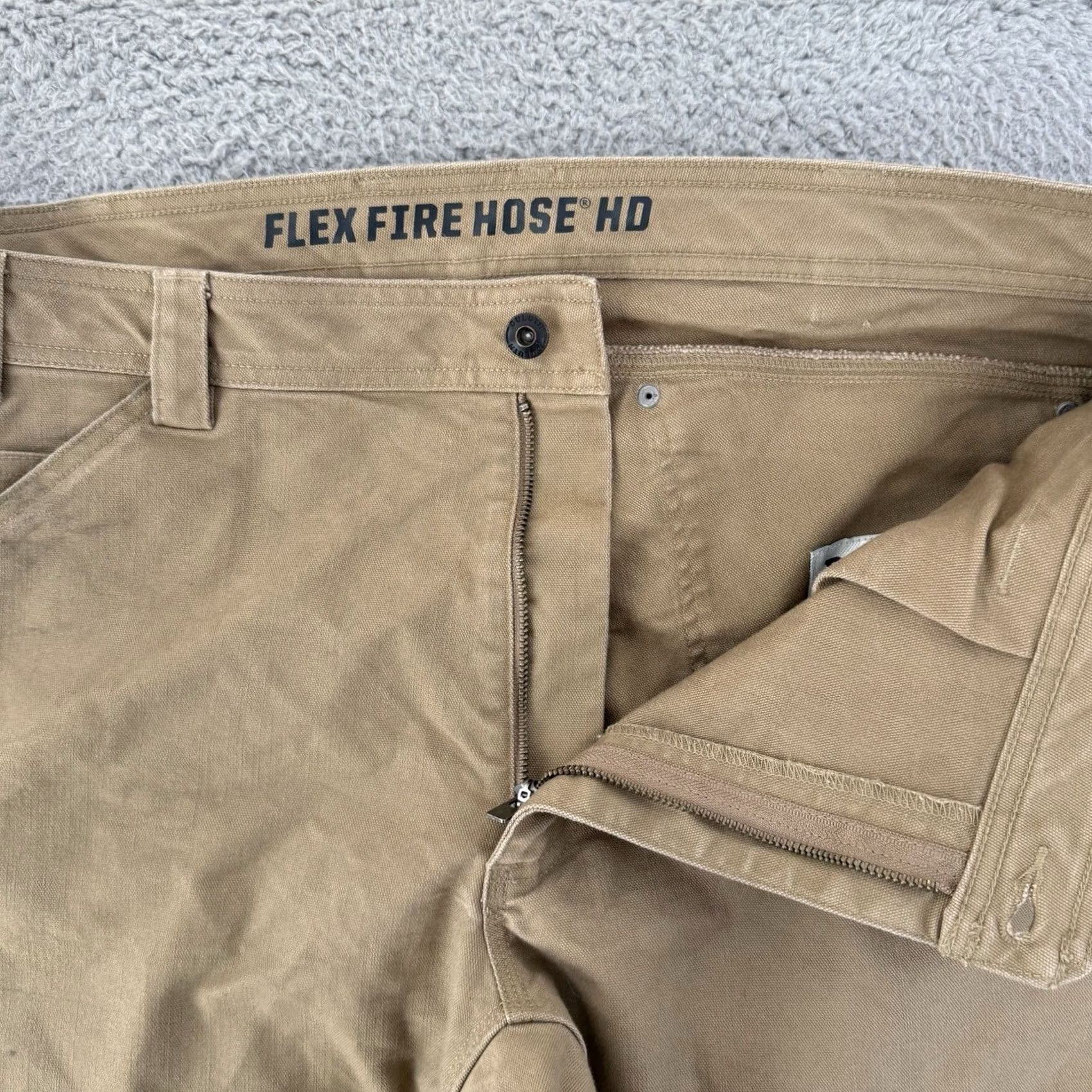 Duluth Trading Company Duluth Trading Co Pants Mens 40x32 Brown Flex Fire Hose HD Standard Fit Stretch Carpenter Casual Workwear Size US 40 / EU 56 - 5 Thumbnail