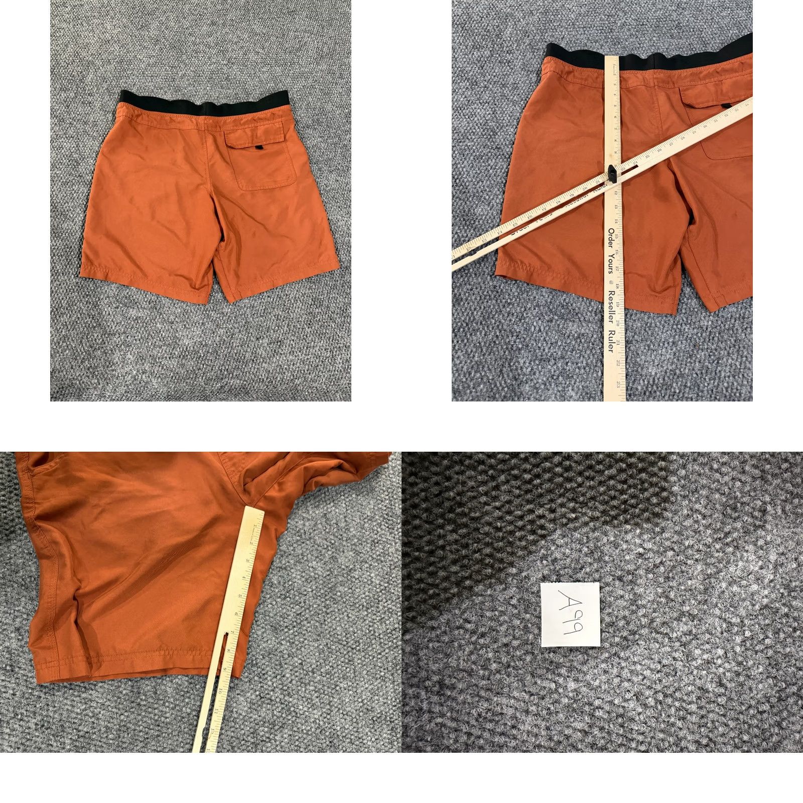 Prana Prana shorts Mens 2XL orange lightweight outdoor hiking casual pull on Size US 39 - 8 Thumbnail