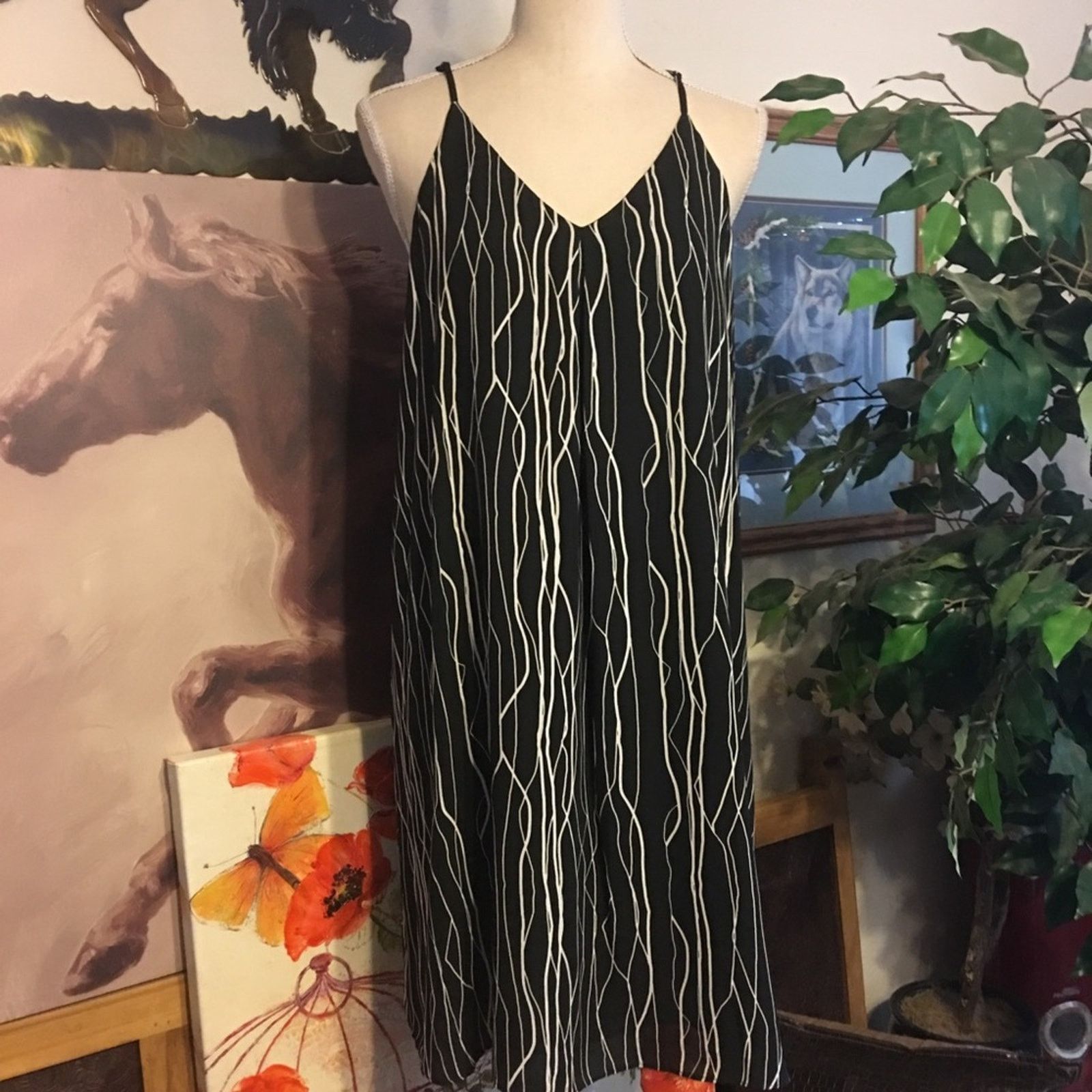 Vince Camuto Vince Camuto electric lines tank dress NWT S Size S / US 4 / IT 40 - 1 Thumbnail