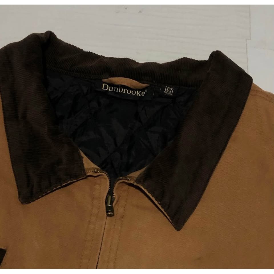 Dunbrooke × Vintage VTG Dunbrooke Jacket XLT Men Heavy Duty, Corduroy Collar Size US XL / EU 56 / 4 - 7 Thumbnail