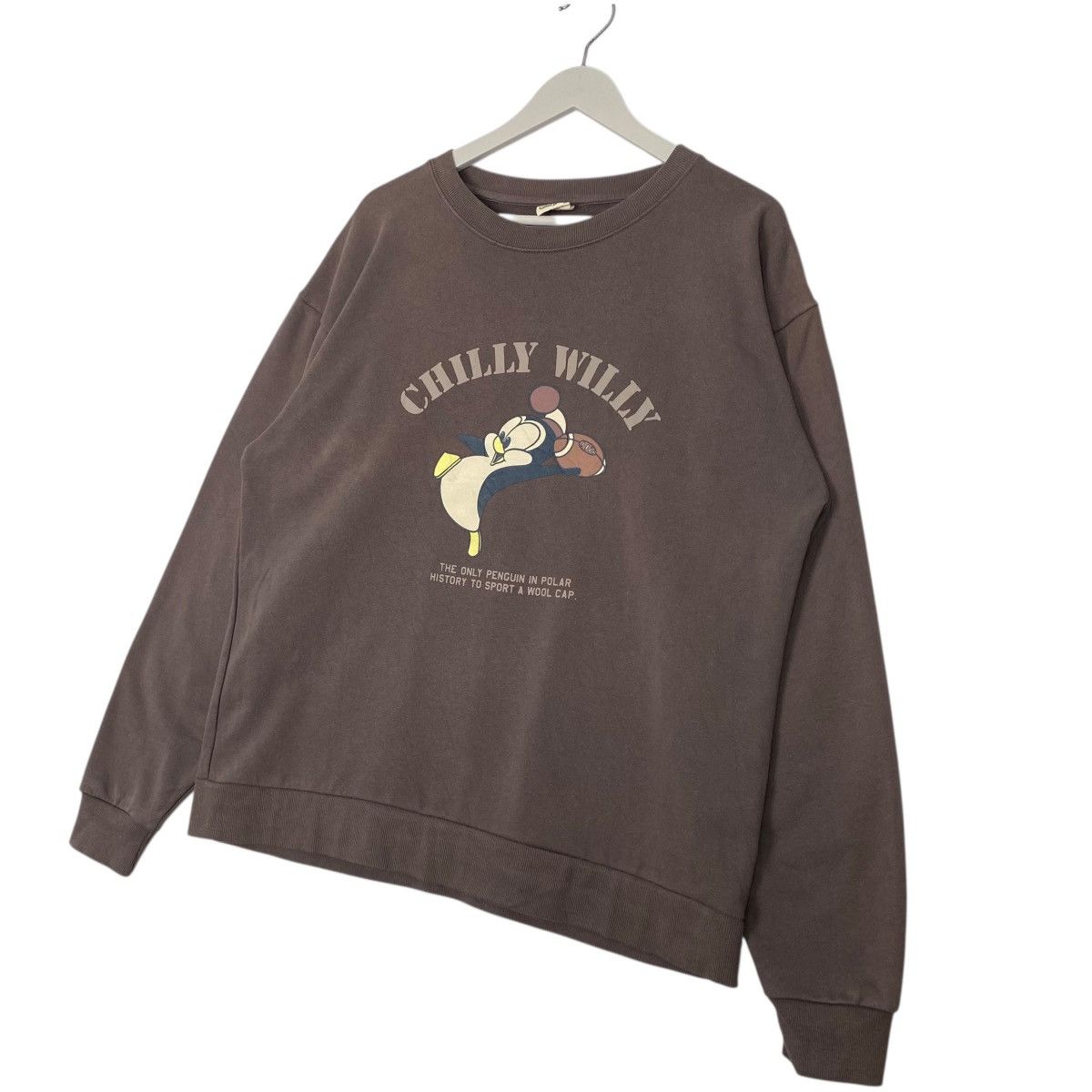 Vintage Vintage Disney Chilly Willy Cartoon Crewneck Brown Size XL Size US XL / EU 56 / 4 - 2 Thumbnail