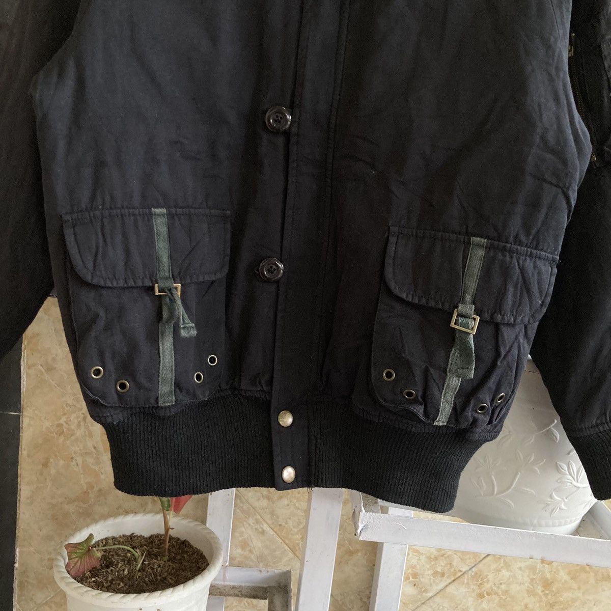 If Six Was Nine HUCOM - Bono Cargo Hoodie Apocalypse Bomber Jacket Japanese Size US M / EU 48-50 / 2 - 3 Thumbnail