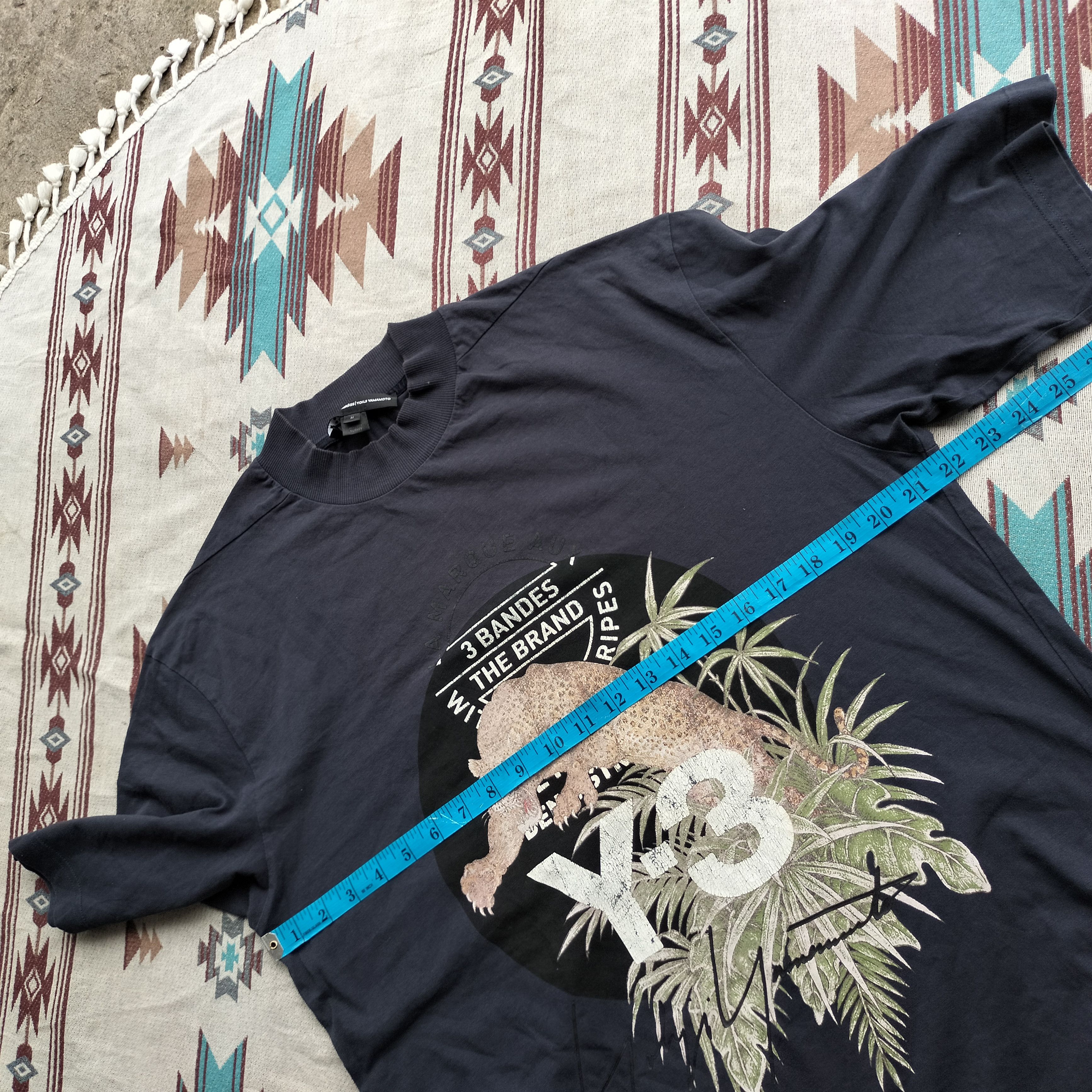 Adidas × Y-3 Adidas Y-3 yohji yamamoto leopard bamboo tee Size US M / EU 48-50 / 2 - 13 Thumbnail