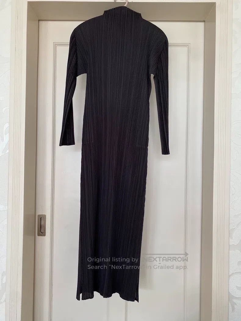Issey Miyake Issey Miyake Mock Neck Long Sleeve Dress Size M / US 6-8 / IT 42-44 - 2 Thumbnail