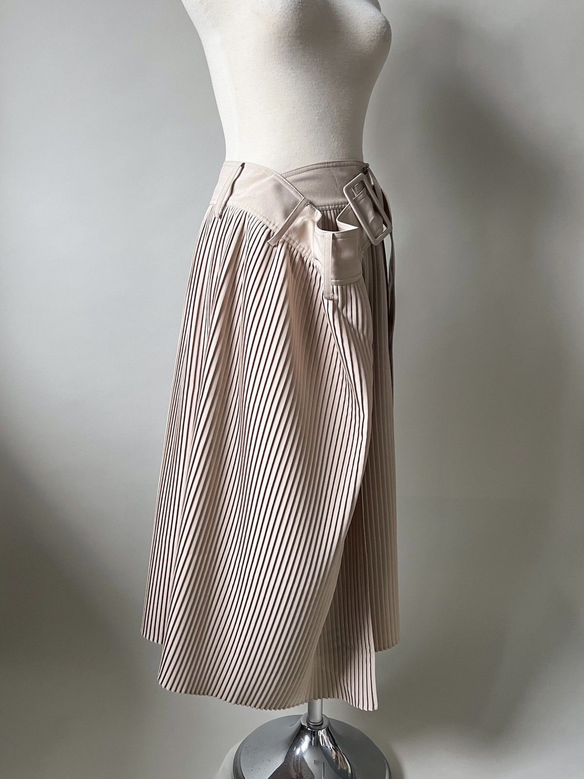 rokh rokh Deconstructed Asymmetric Wrap Pleated Skirt Size 26" / US 2 / IT 38 - 2 Thumbnail