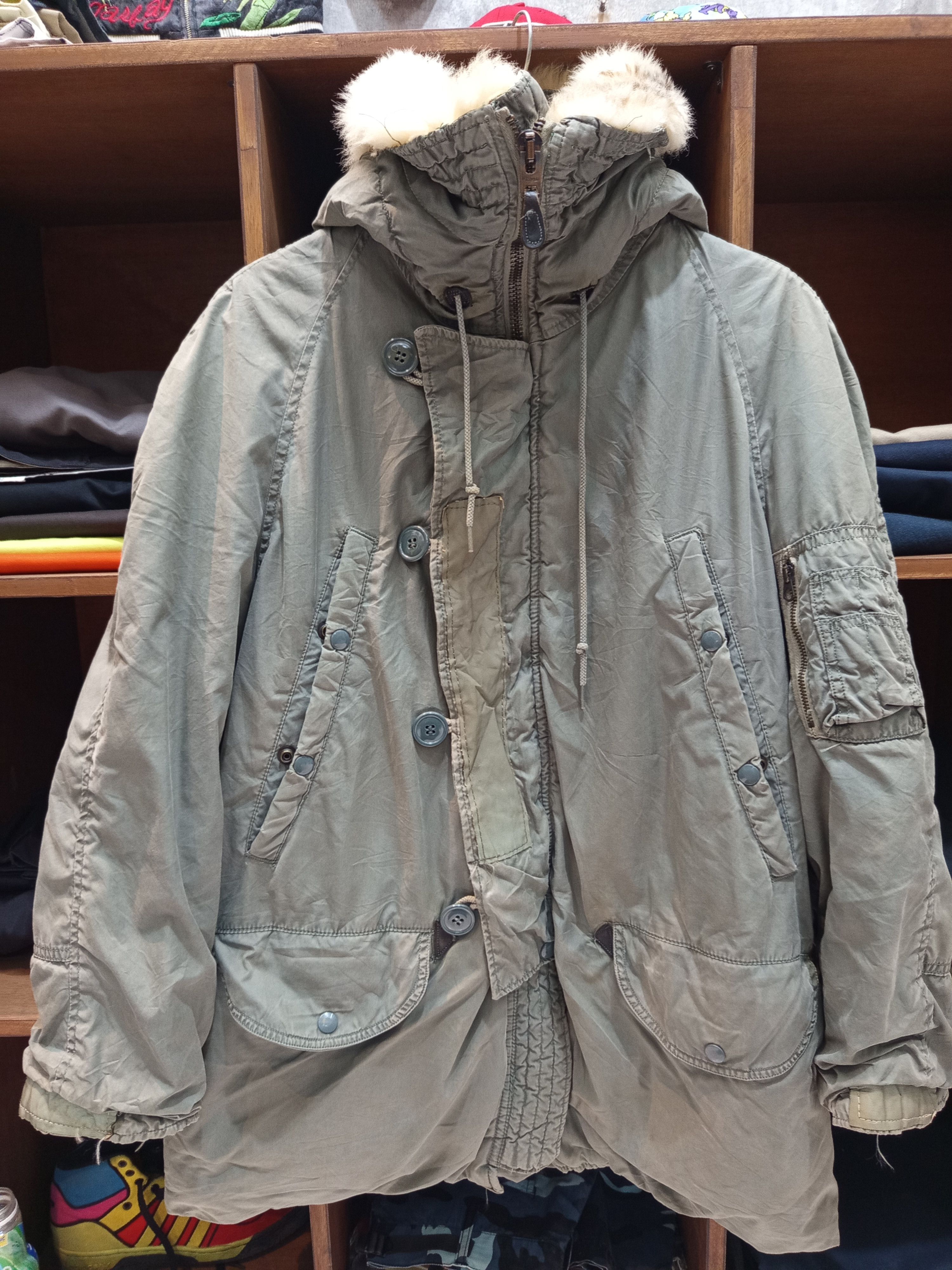 Vintage 1960s US Air Force USAF Tag Officer Vietnam War Era Parka Size US L / EU 52-54 / 3 - 3 Thumbnail