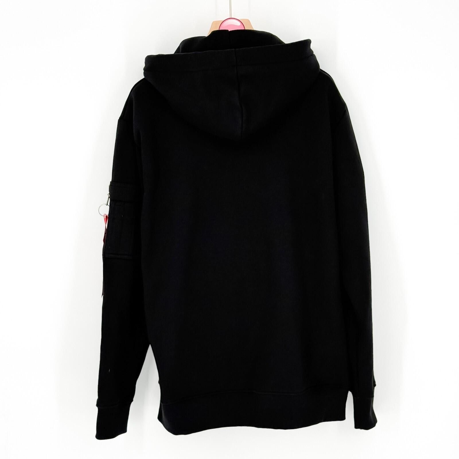 Alpha Industries Alpha Industries NASA Hoodie Pull Tag Black Pullover Mens M Size US M / EU 48-50 / 2 - 9 Thumbnail