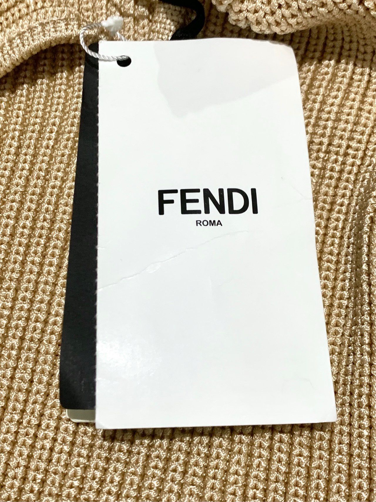 Fendi Fendi Brown Short Sleeve Knit Top (Size 38) Size XS / US 0-2 / IT 36-38 - 4 Thumbnail