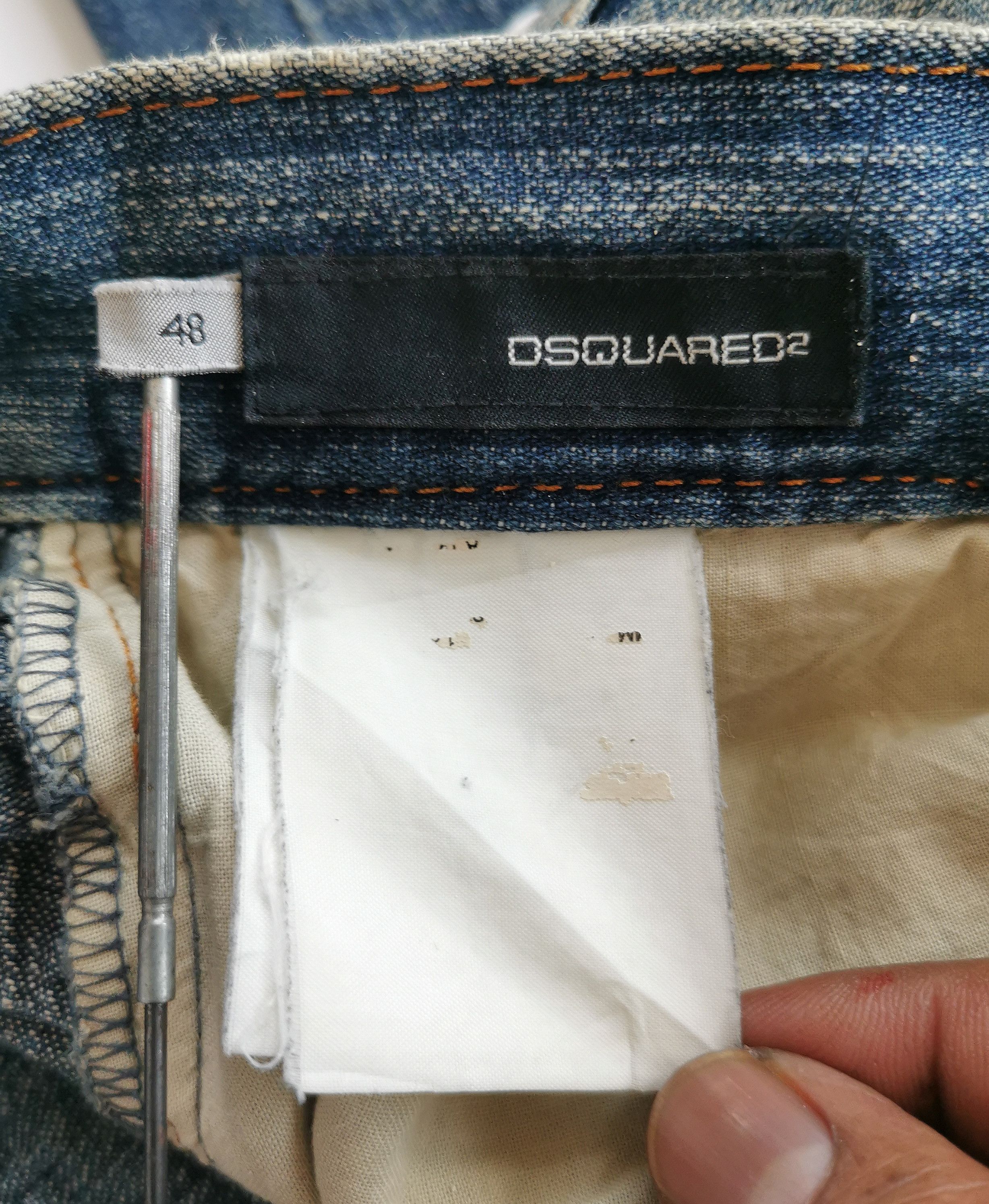 Dsquared2 Flare Mudwash Jeans Dsquared2 Patchwork Sashiko Size US 34 / EU 50 - 3 Thumbnail