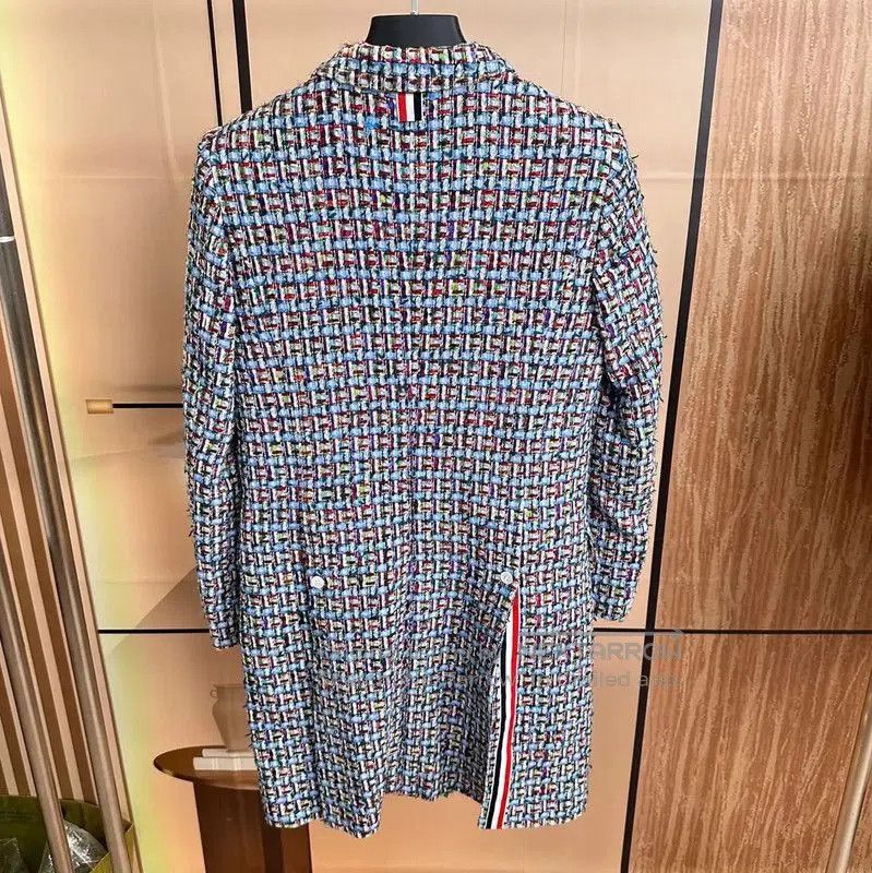 Thom Browne Thom Browne Women's Blue Cotton Coat . Size S / US 4 / IT 40 - 1 Thumbnail