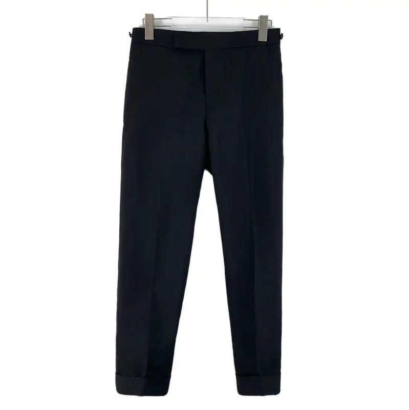 Thom Browne Thom Browne Women's Black Wool Casual Pants 0089 Size 23" - 1 Thumbnail