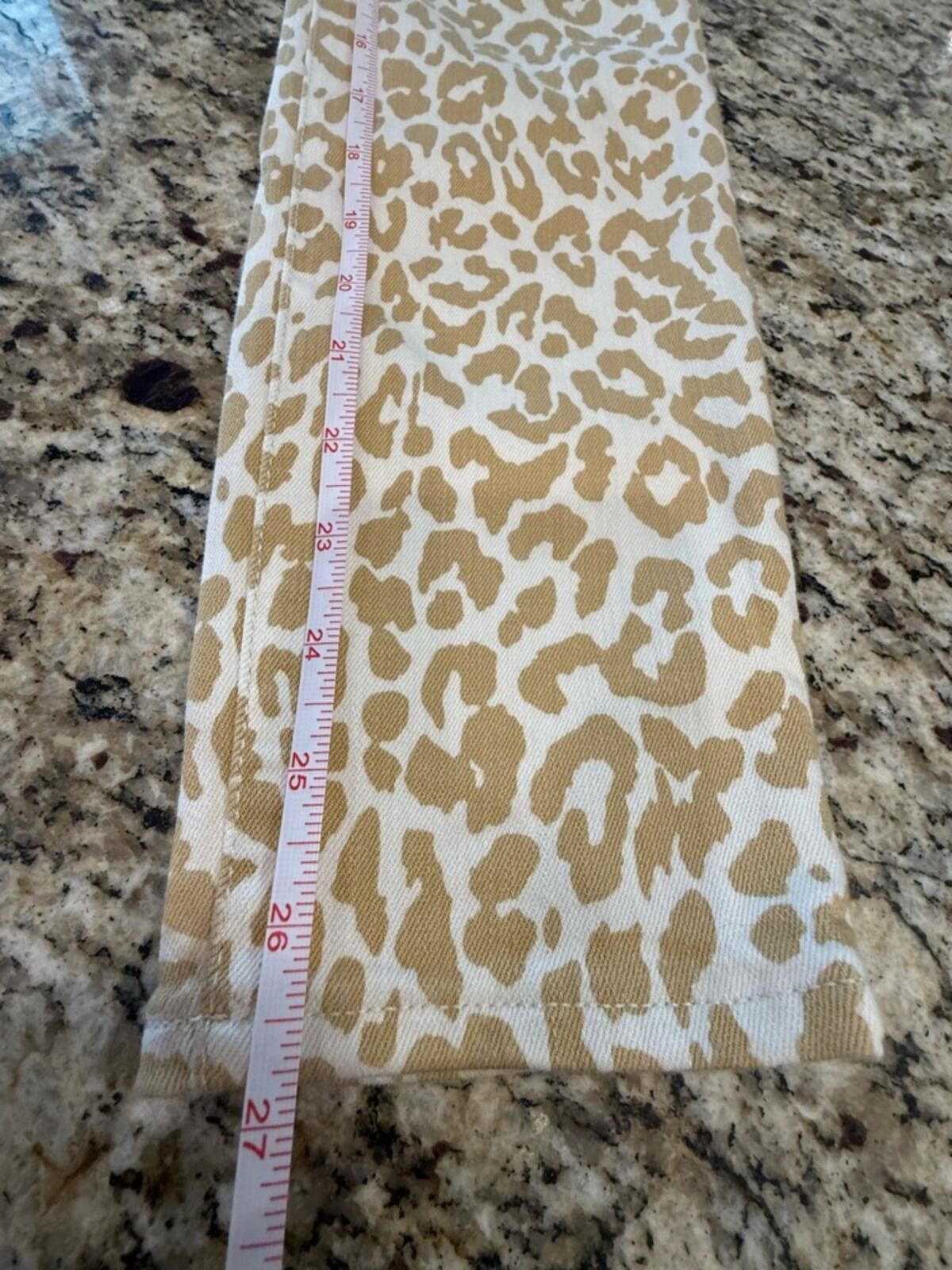 Other J. Crew Factory High-Rise Toothpick leopard print jeans 27” Size 27" / US 4 / IT 40 - 12 Thumbnail