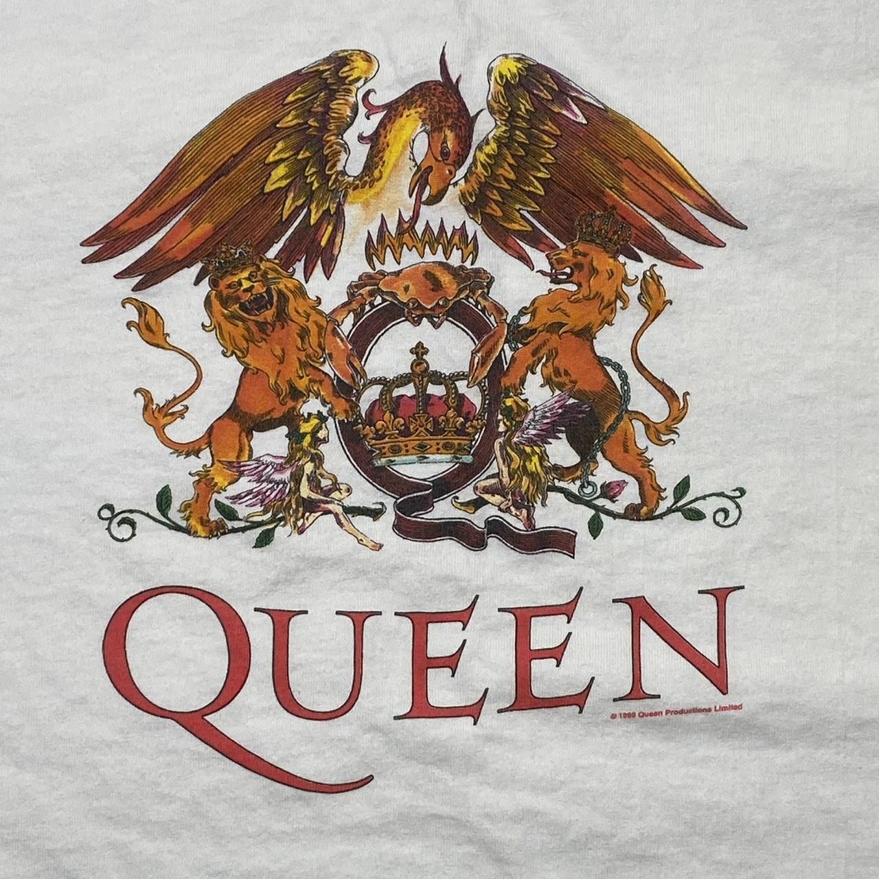 Hanes Vintage Queen 1998 White Band Tee Size XL Size US XL / EU 56 / 4 - 3 Thumbnail