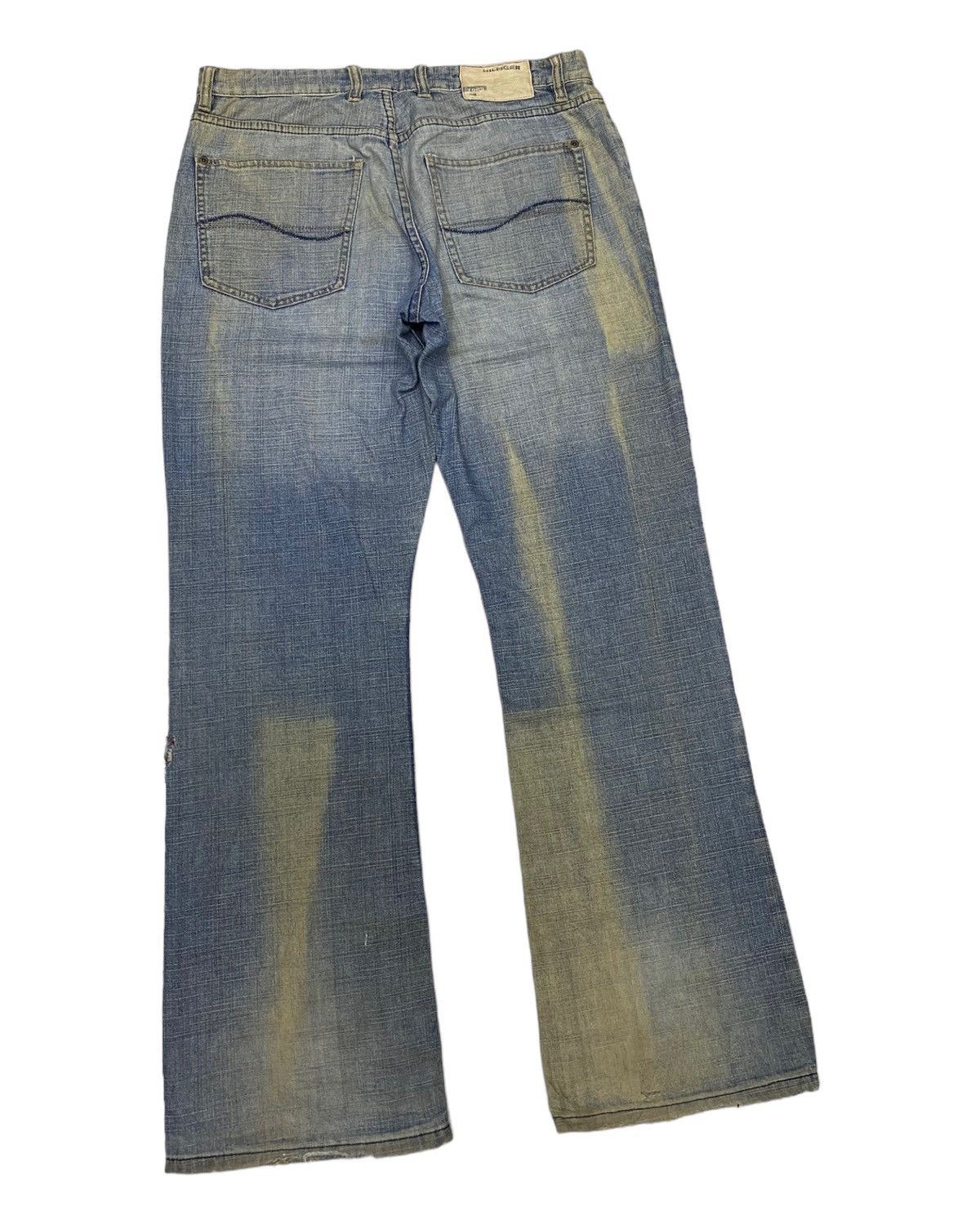 Beauty Beast × Hysteric Glamour BAGGY JEANS DISTRESS RIPS TOMMY HILFIGER BAGGY SKATER STYLE Size US 35 - 4 Thumbnail