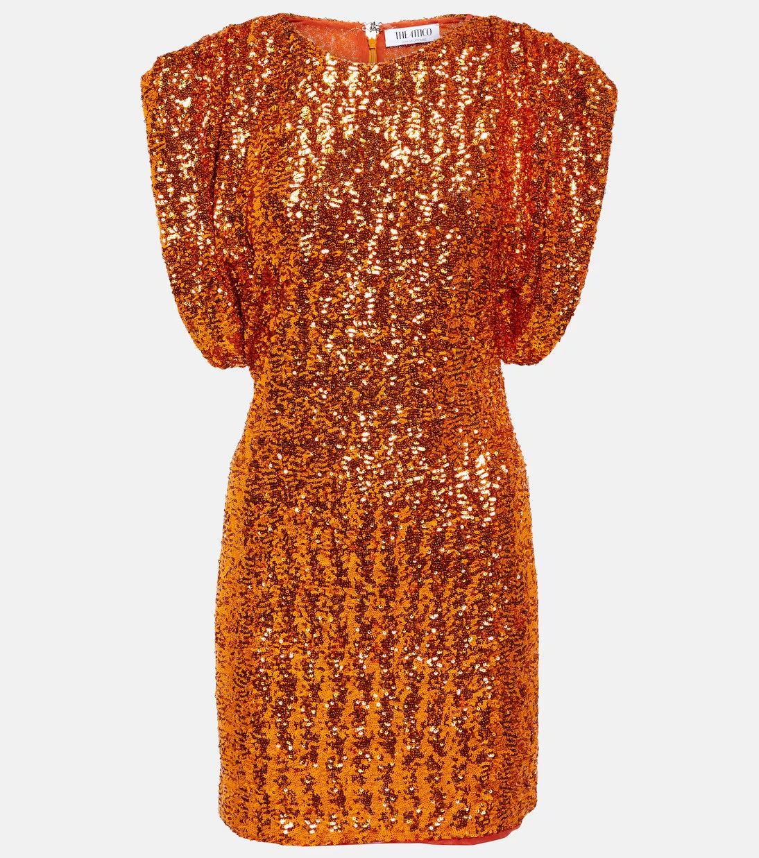 The Attico o1mle0526 Annie Mini Dress in Orange Size M / US 6-8 / IT 42-44 - 1 Preview