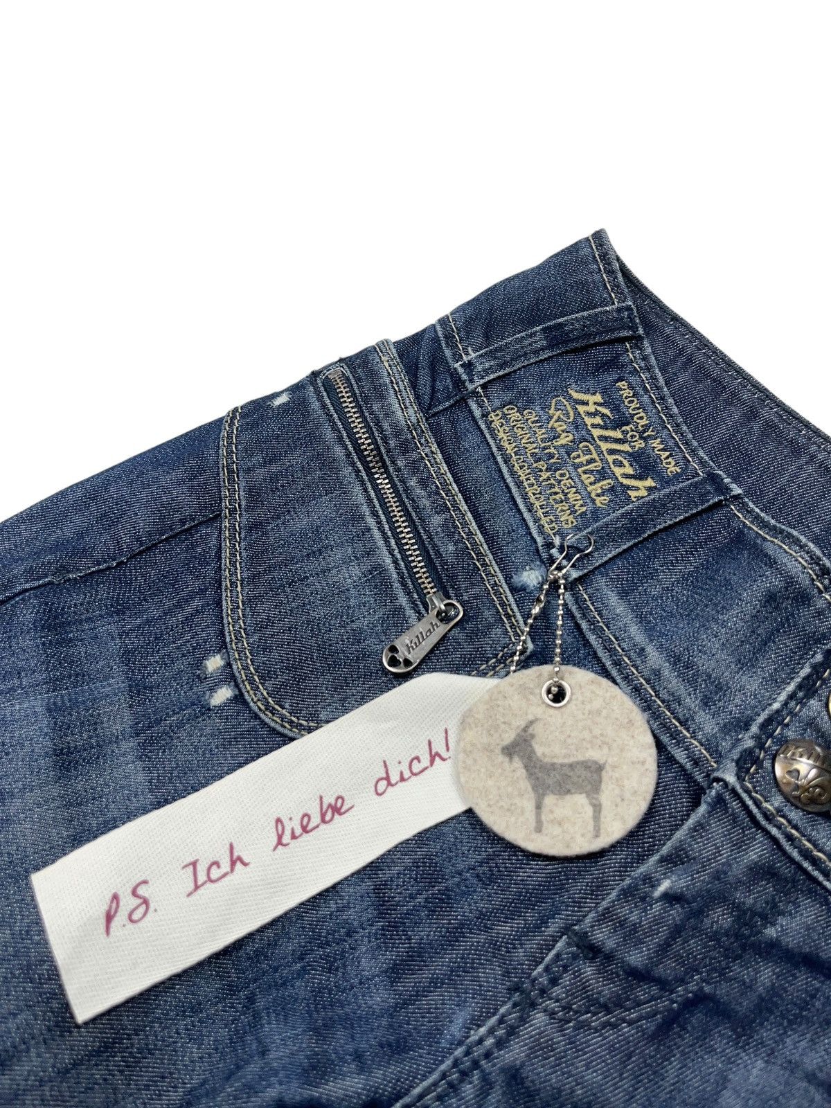 Japanese Brand × Miss Sixty × Vintage Vintage y2k Killah Low Rise Jeans Distressed Denim Size 28" / US 6 / IT 42 - 5 Thumbnail