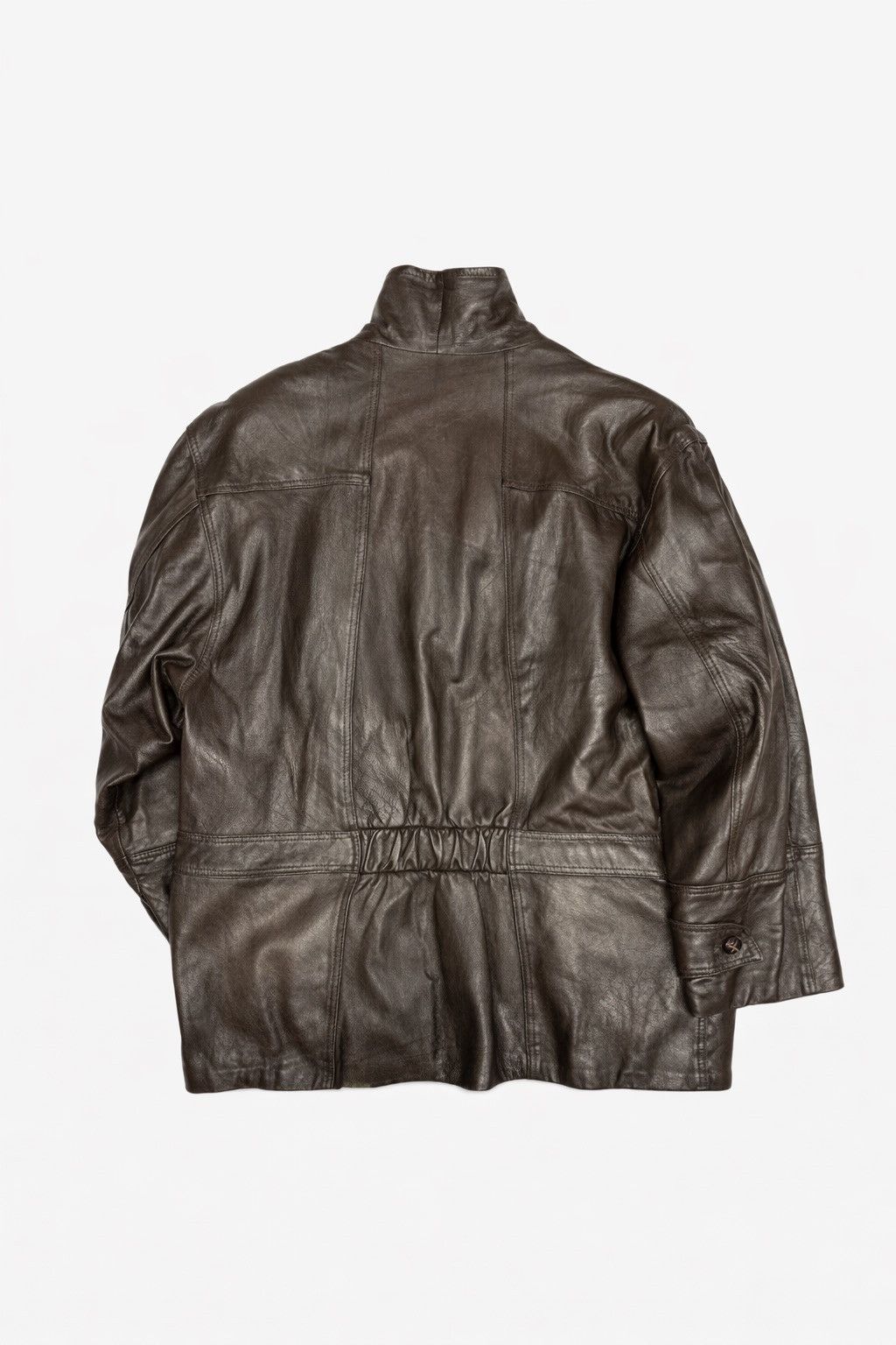 Vintage Vintage Brown Leather Jacket Size US XL / EU 56 / 4 - 2 Thumbnail