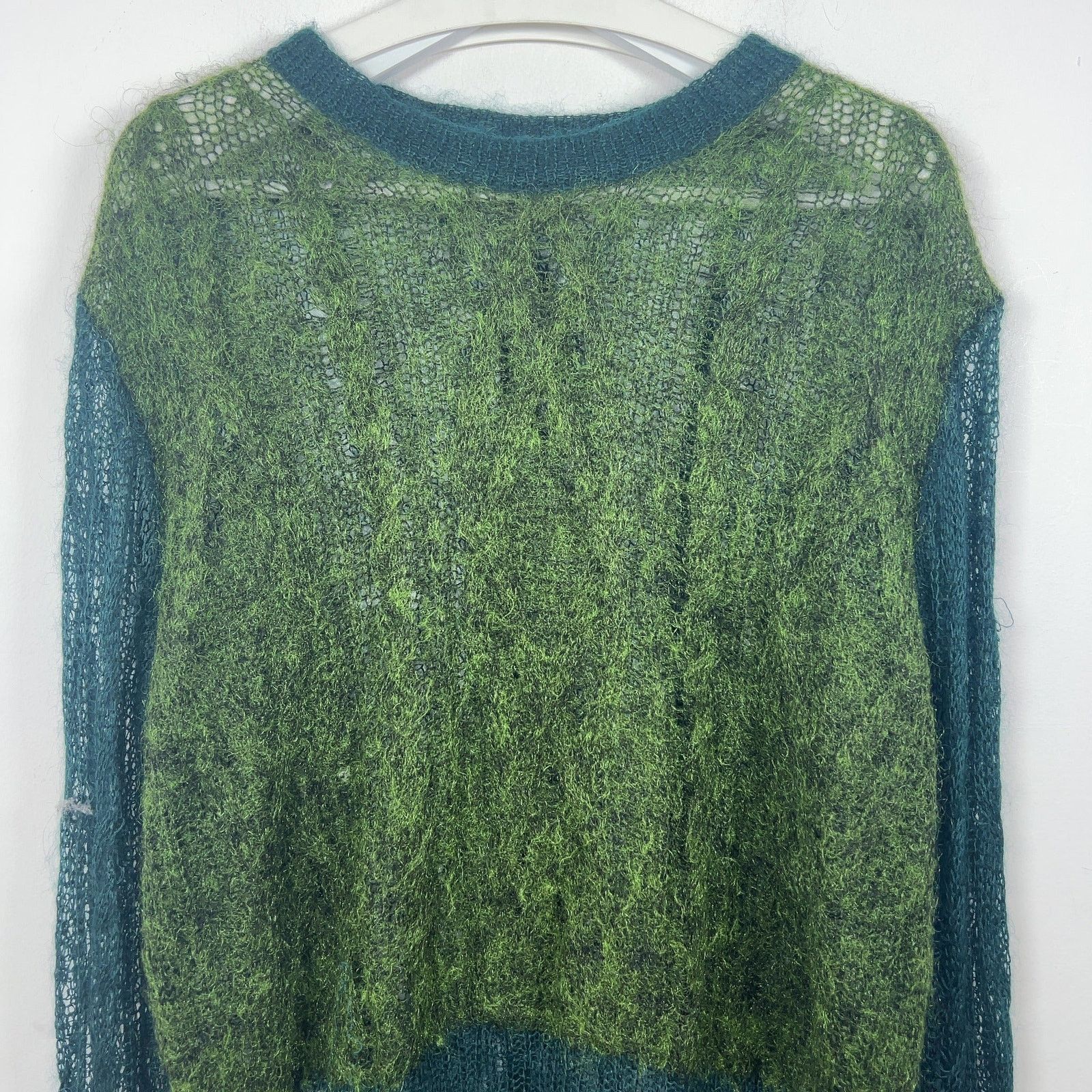 Ann Demeulemeester Ann Demeulemeester Distressed Mohair Sweater Size US M / EU 48-50 / 2 - 2 Thumbnail