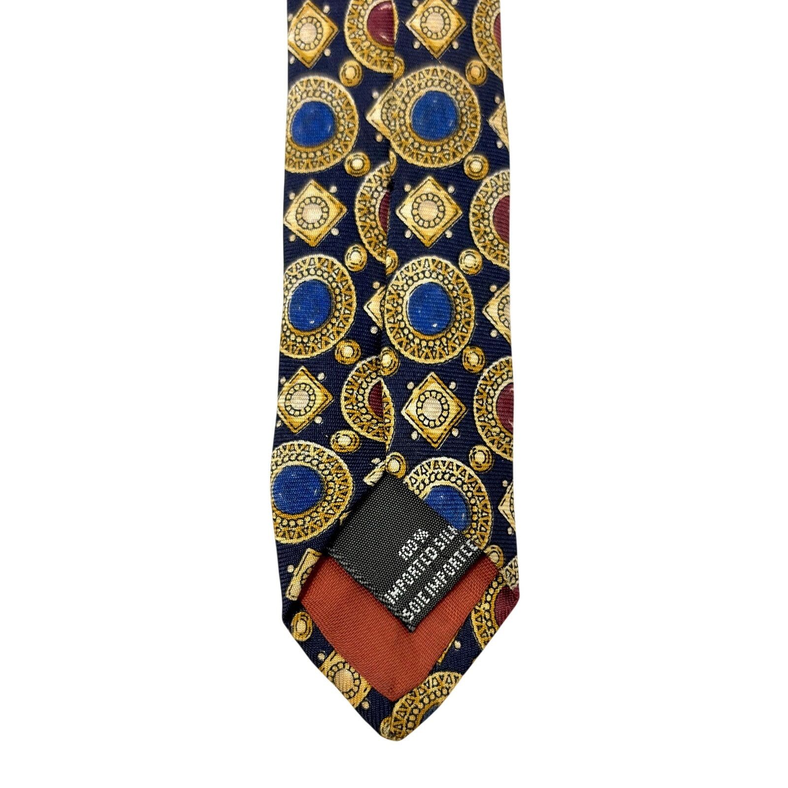 Christian Dior Monsieur Christian Dior Abstract Pattern Tie Size ONE SIZE - 7 Thumbnail