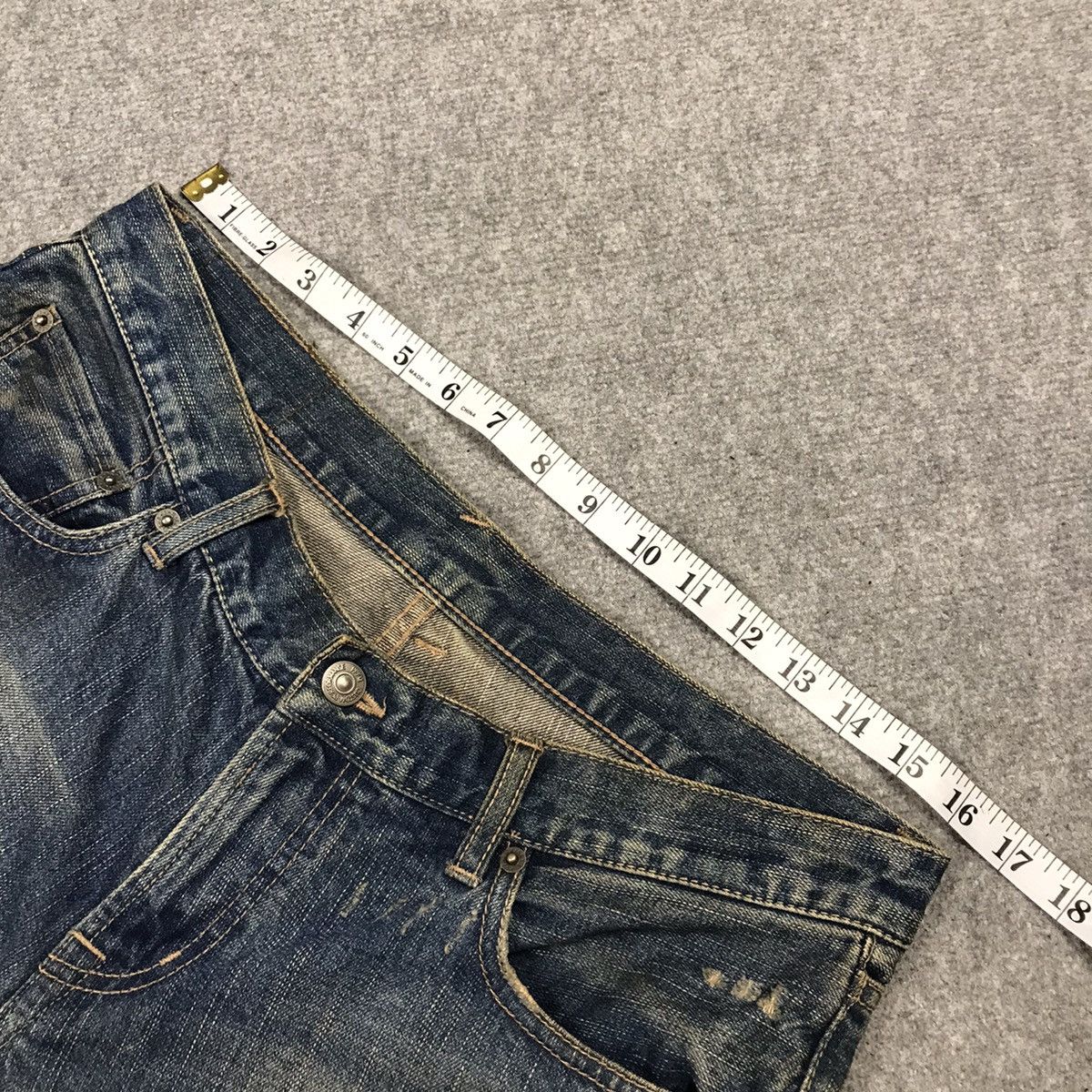 If Six Was Nine × PPFM × Tornado Mart FLARE PPFM JAPAN BOOT CUT DENIM PANTS Size US 32 / EU 48 - 19 Thumbnail