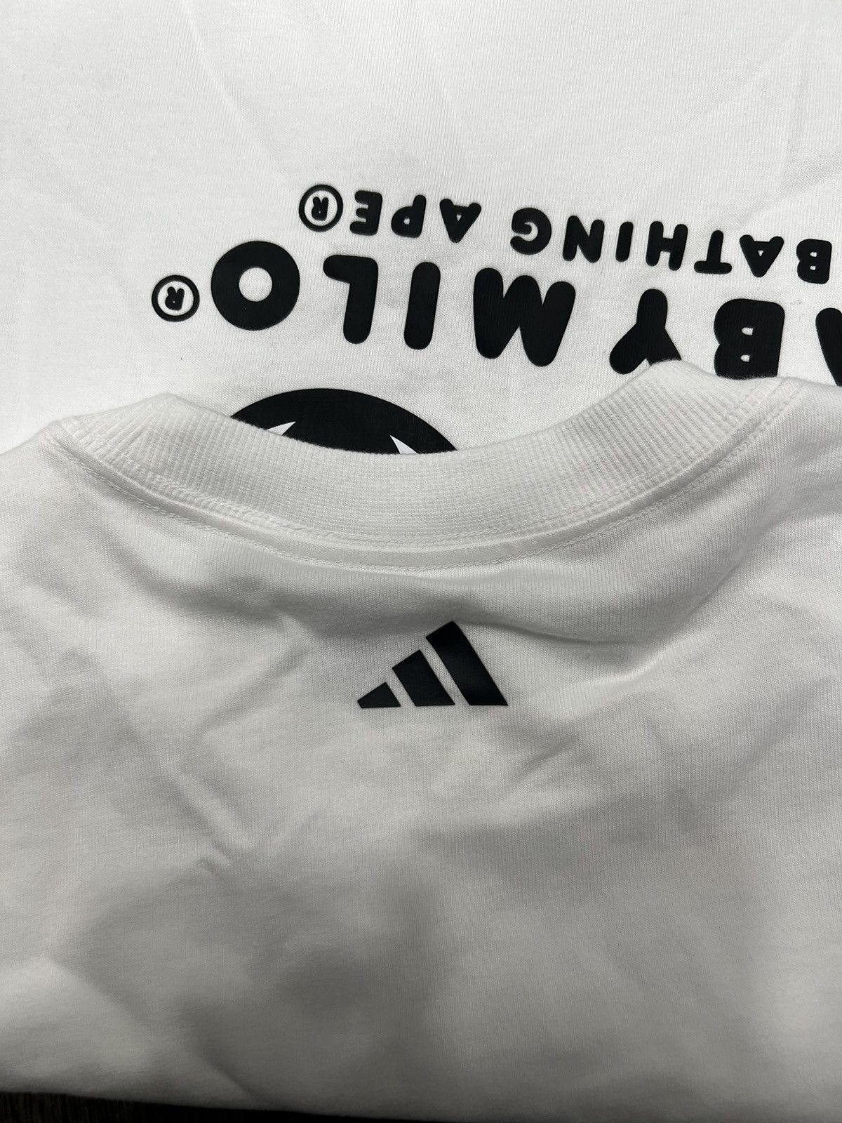 Adidas × Bape Adidas x Bape SSL Milo Tee Sz XL NEW w Tags! Size US XL / EU 56 / 4 - 8 Thumbnail