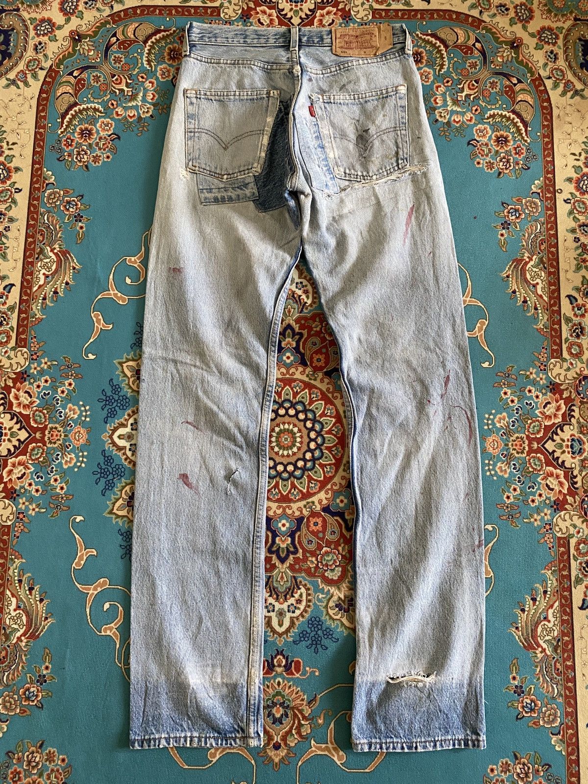 Levi's Vintage 90s Levi’s 501 Distressed Denim Size US 26 / EU 42 - 3 Thumbnail
