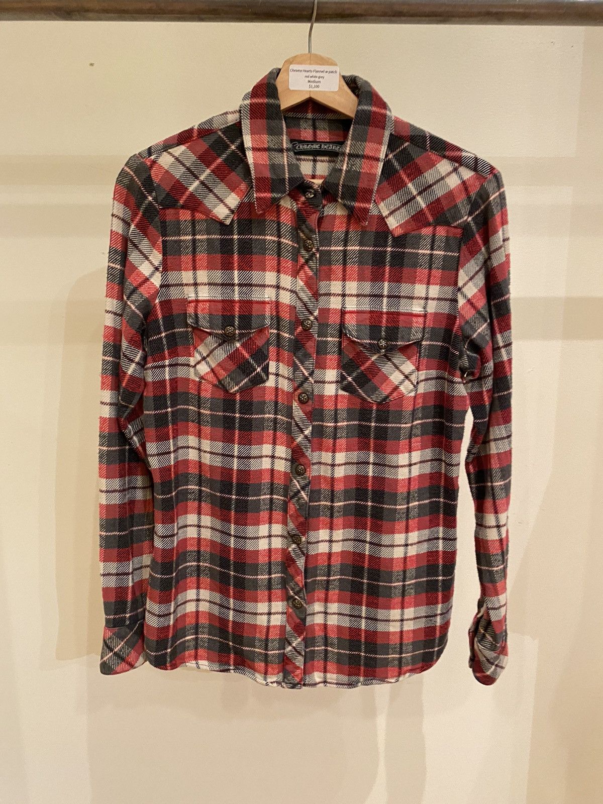 Chrome Hearts Chrome Hearts Flannel With Patches | Grailed