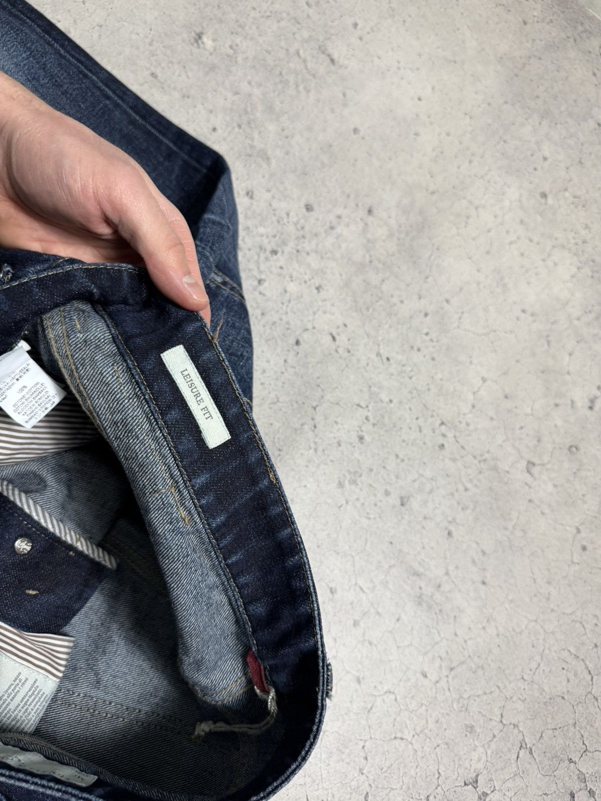 Brunello Cucinelli Brunello Cucinelli Luxury Denim Jeans Vintage Navy Size US 34 / EU 50 - 10 Thumbnail