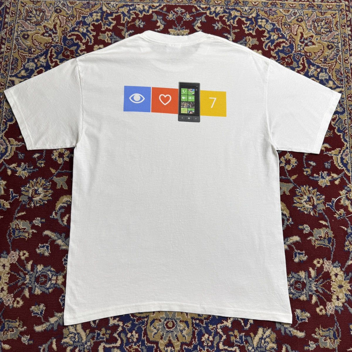 Microsoft Vintage Microsoft Window Phone Promo tee Xbox live Y2K Size US L / EU 52-54 / 3 - 3 Thumbnail