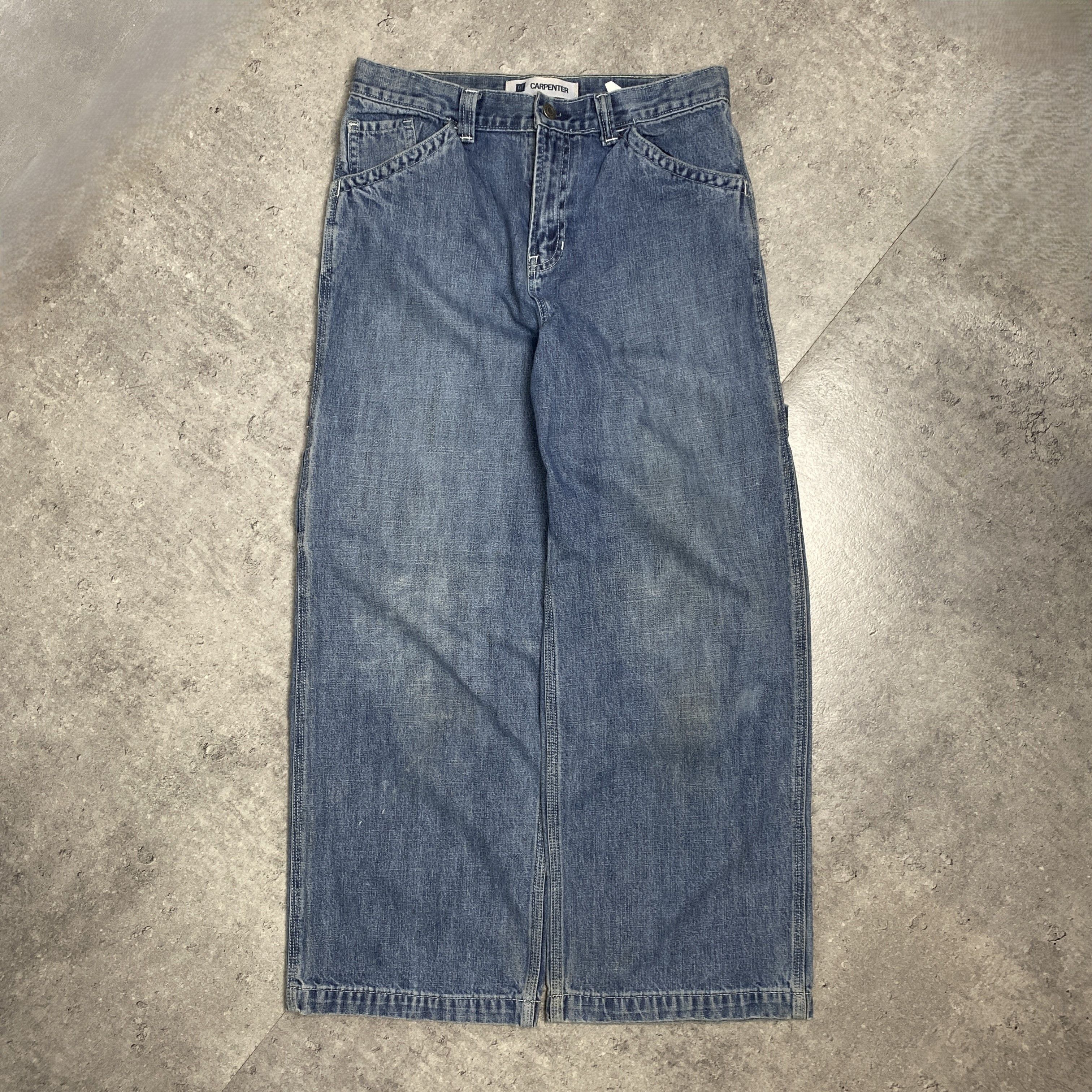 Gap × Vintage GAP carpenter vintage baggy jeans - 31 Size 31" - 2 Thumbnail