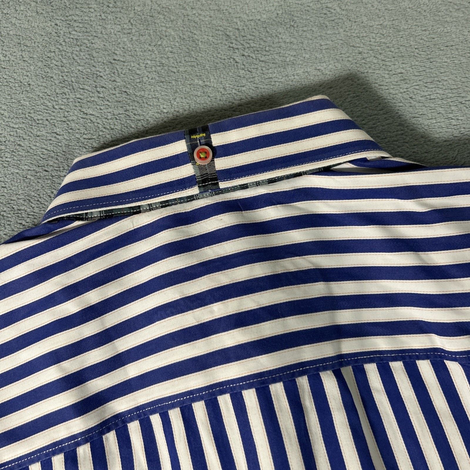 Robert Graham Robert Graham Oxford Button Up Shirt Men Medium Basketweave Size US M / EU 48-50 / 2 - 7 Thumbnail