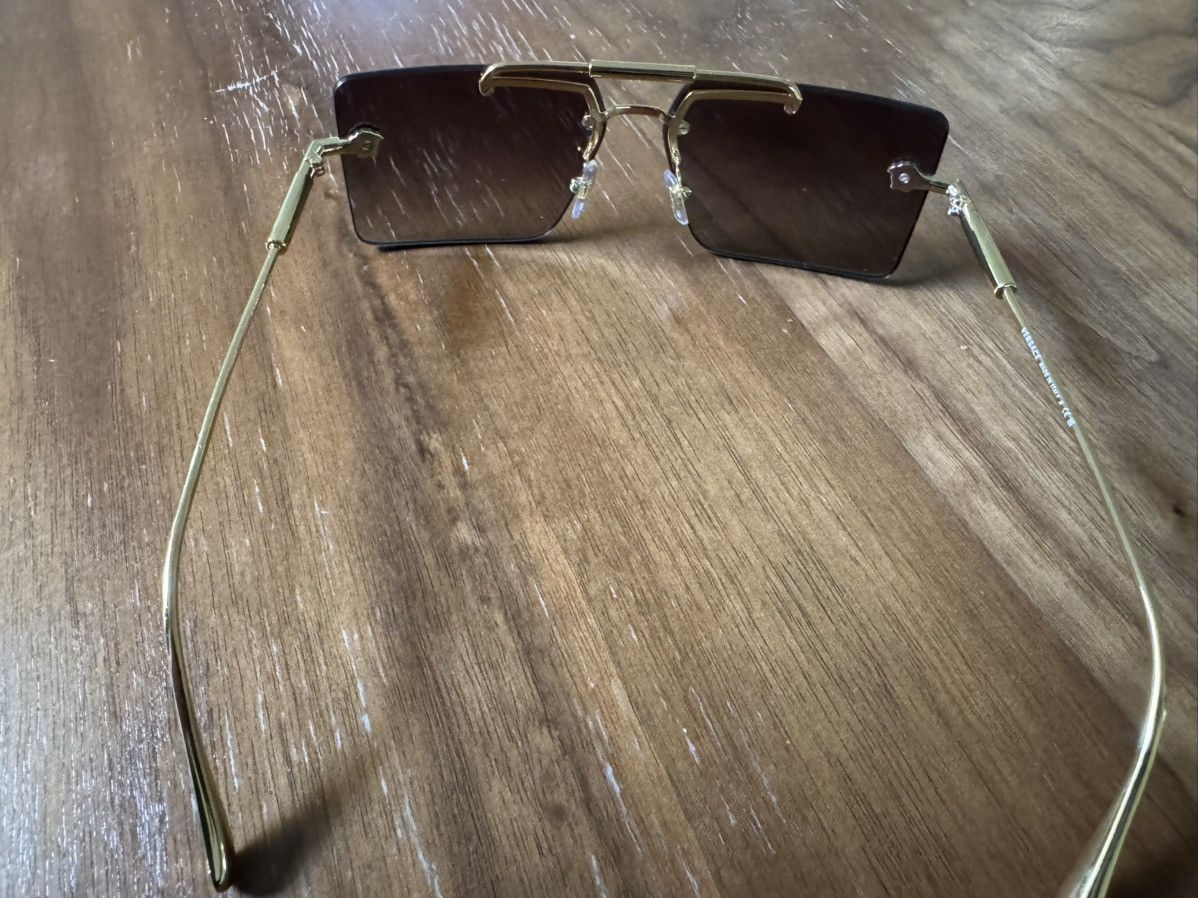 Versace Versace Rimless Sunglasses Size ONE SIZE - 4 Thumbnail