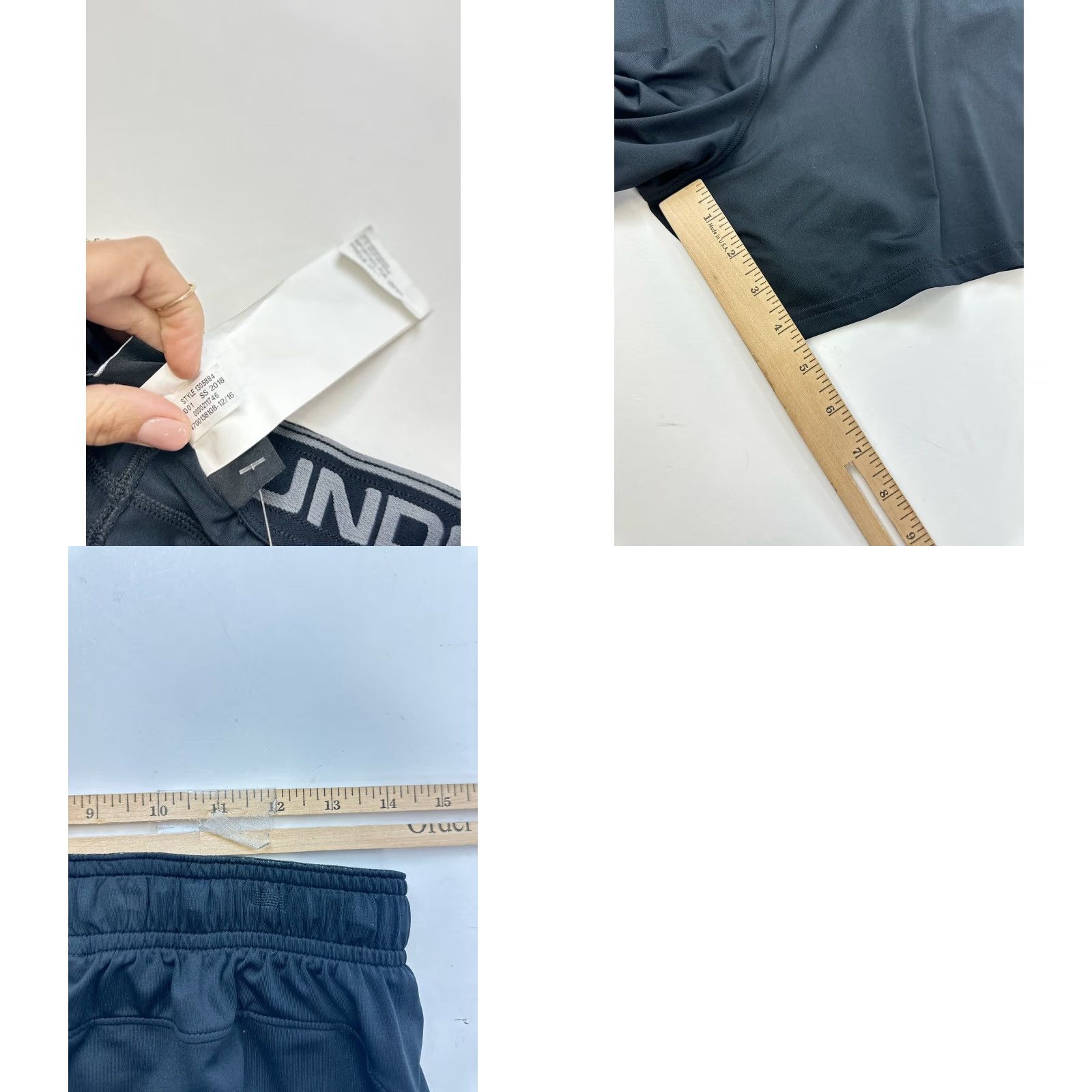 Under Armour VINTAGE Under Armour Shorts Women’s S Black HeatGear UA Short Sample NWT Size 28" / US 6 / IT 42 - 8 Thumbnail