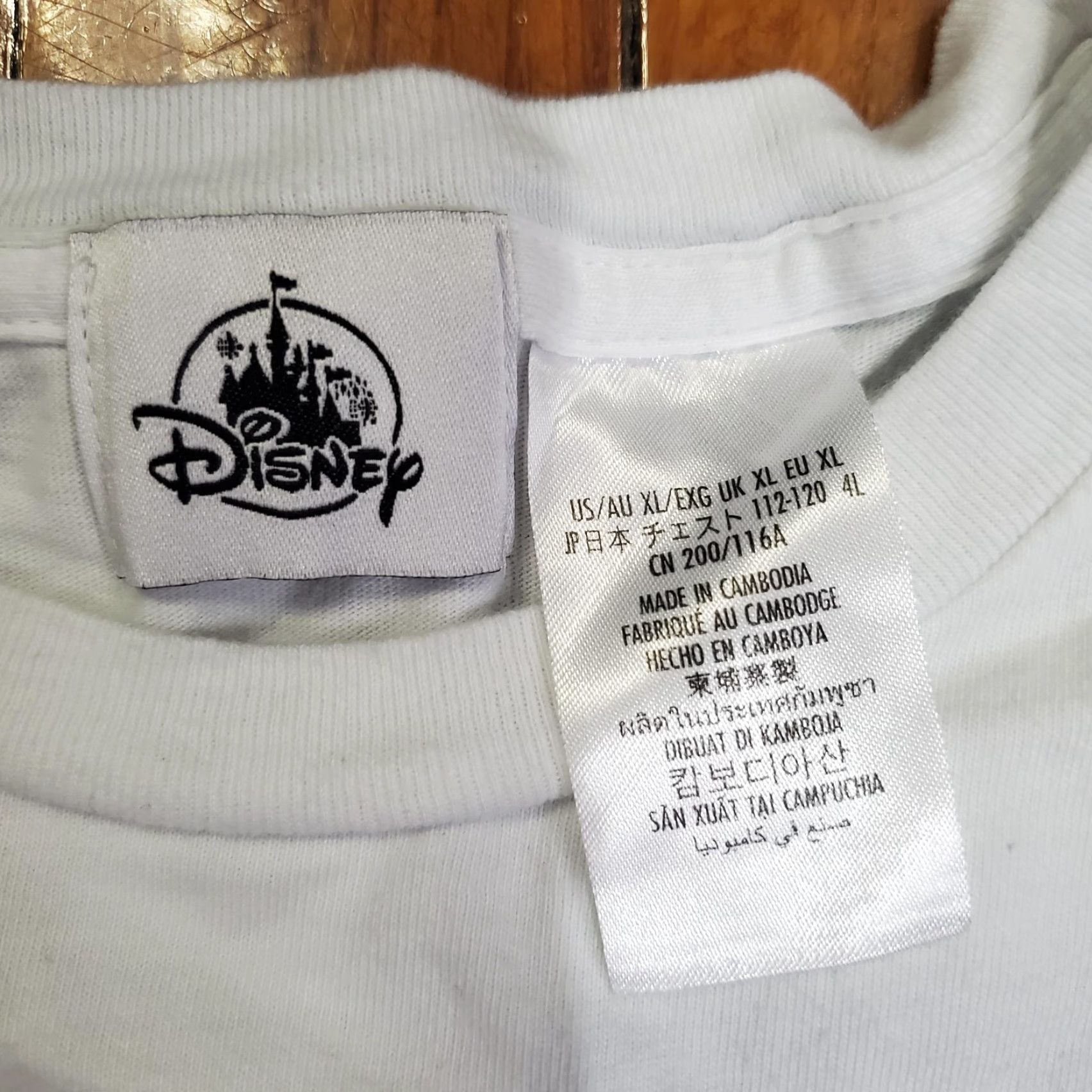 Disney Disney Shirt Mens XL White Walt Disney World 2024 Castle Graphic Tee Buzz Lightyear Tinker Bell Size US XL / EU 56 / 4 - 4 Thumbnail