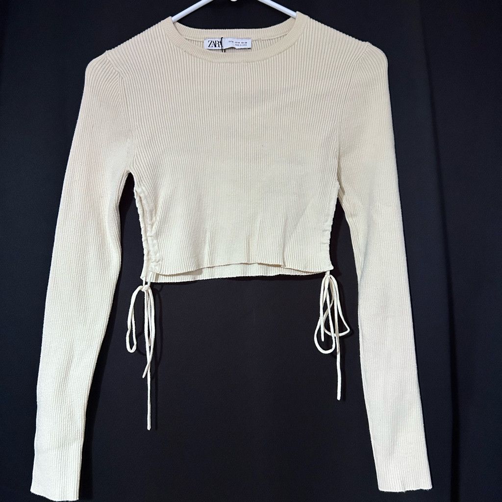 Zara Zara ribbed long sleeved top Size S / US 4 / IT 40 - 6 Thumbnail