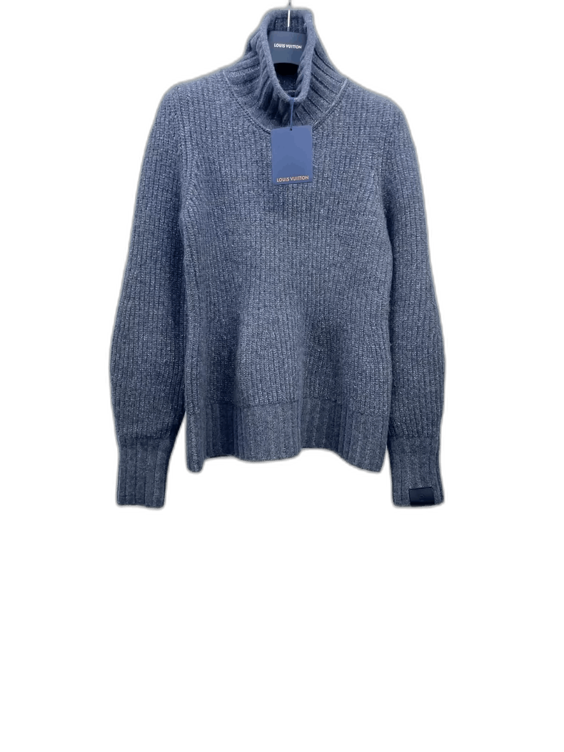 Louis Vuitton Dark Gray Wool Turtleneck Sweater Size US S / EU 44-46 / 1 - 1 Thumbnail