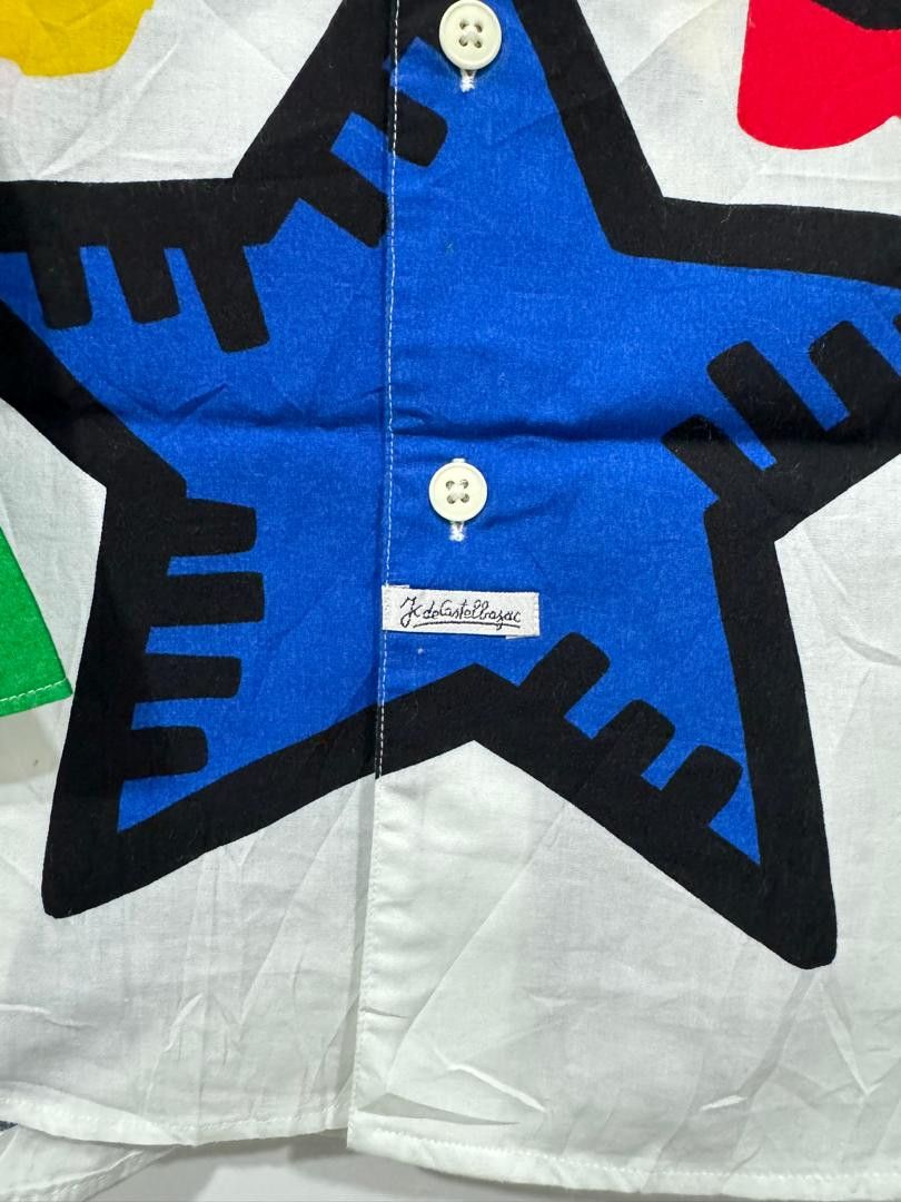 Jean Charles De Castelbajac Vintage Jean Charles De Castelbajac 'equipe Cricket Shirt Size US L / EU 52-54 / 3 - 6 Thumbnail